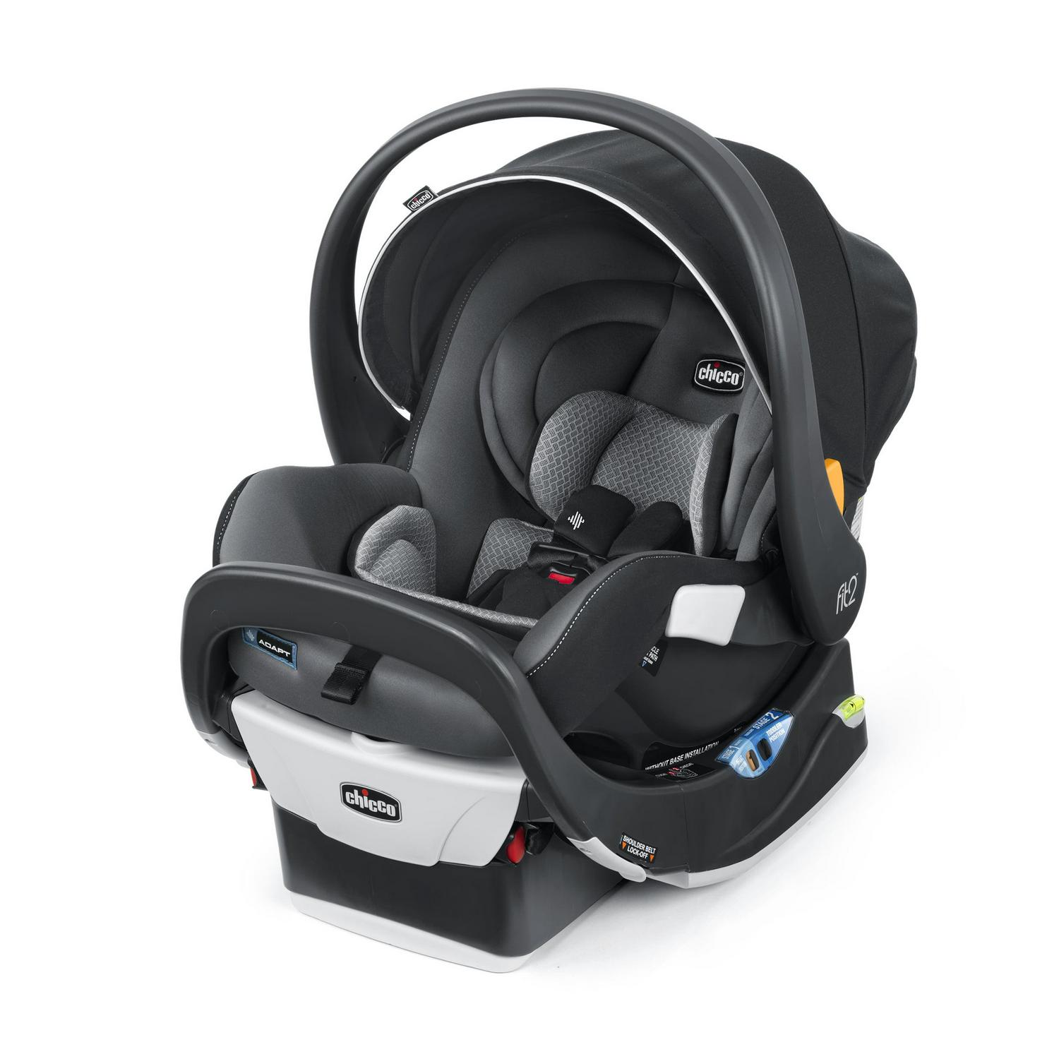 Chicco Fit2 Adapt Infant & Toddler Car Seat - Ember (Black). New