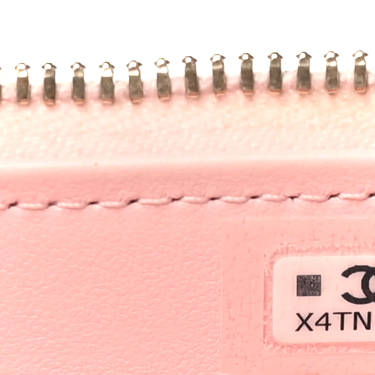 Caviar Quilted Top Handle Vanity With Chain Light Pink