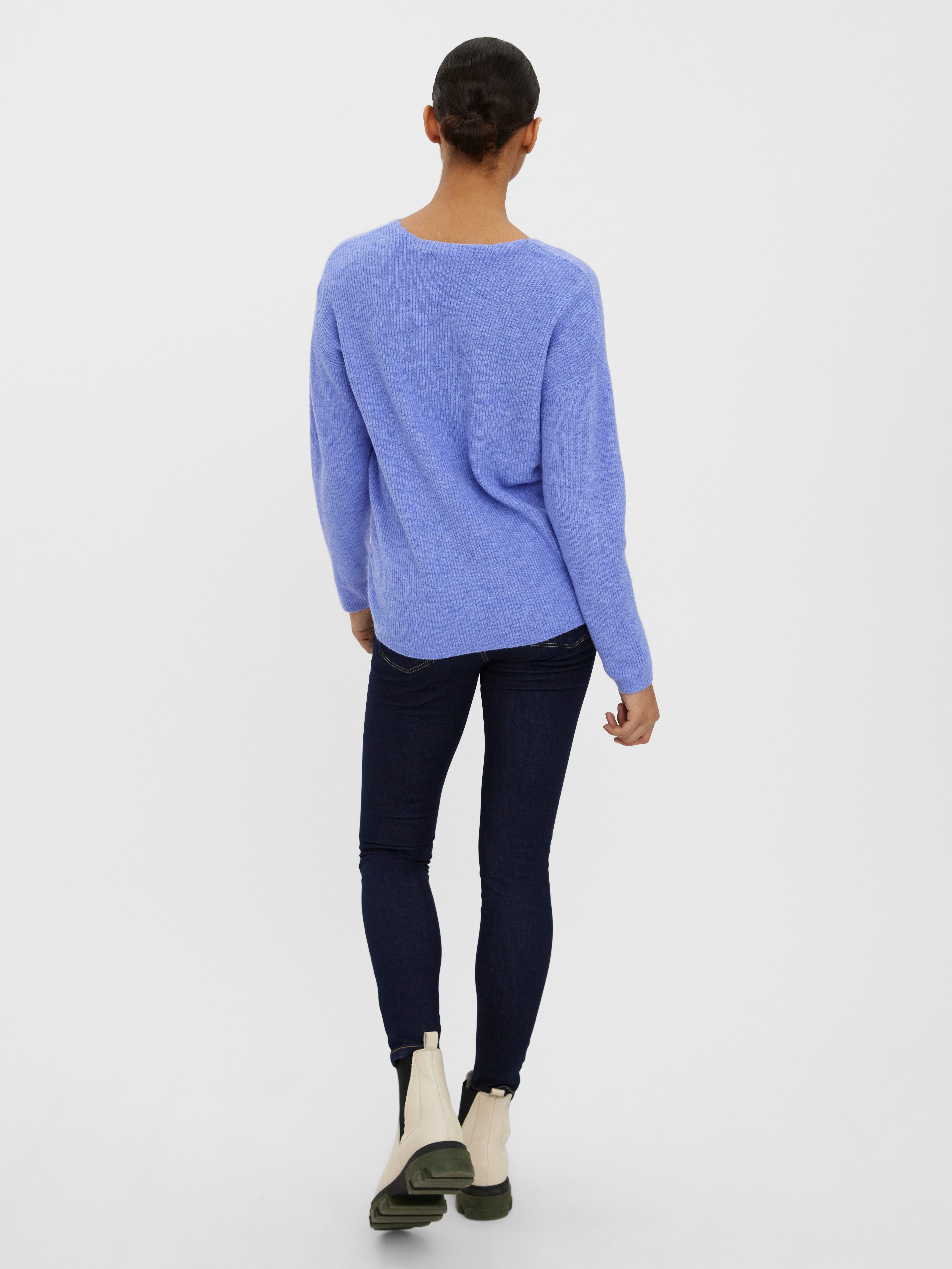 VERO MODA® VMCREWLEFILE Knitted pullover