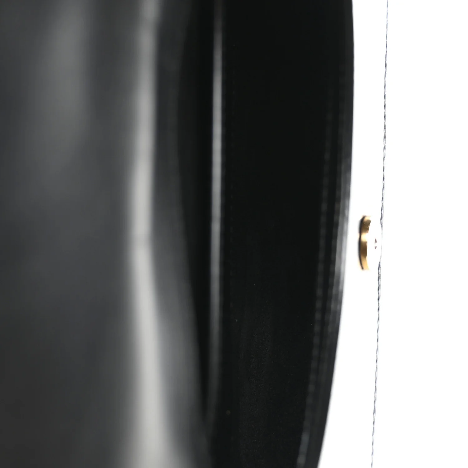 Box Calfskin Mini Voltaire Top Handle Bag Black
