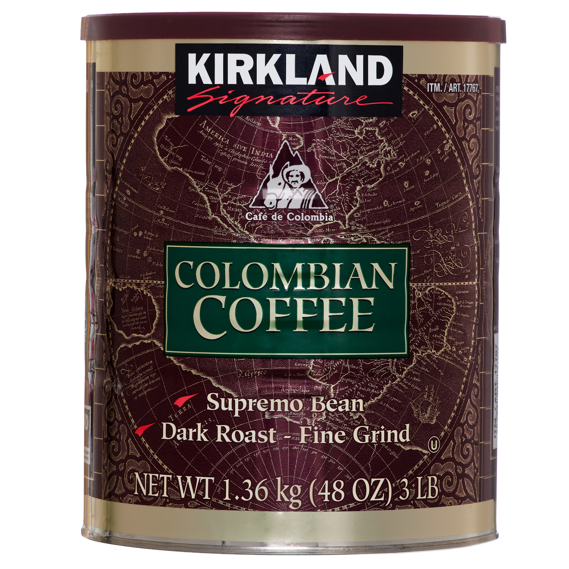 Kirkland Signature Colombian Coffee, Dark Roast, 3 lb