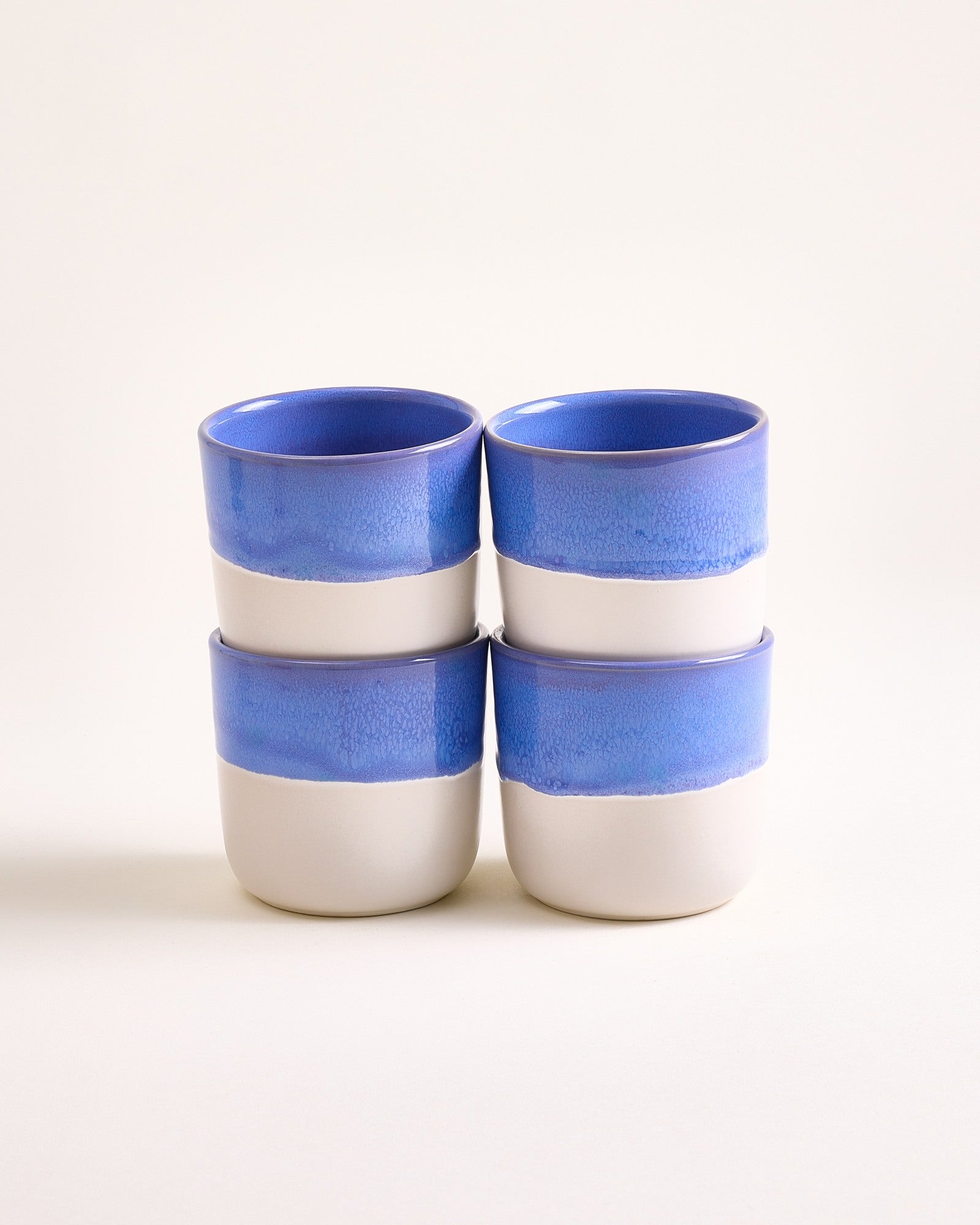 COIMBRA - LARGE CUP CORNFLOWER SET OF 4