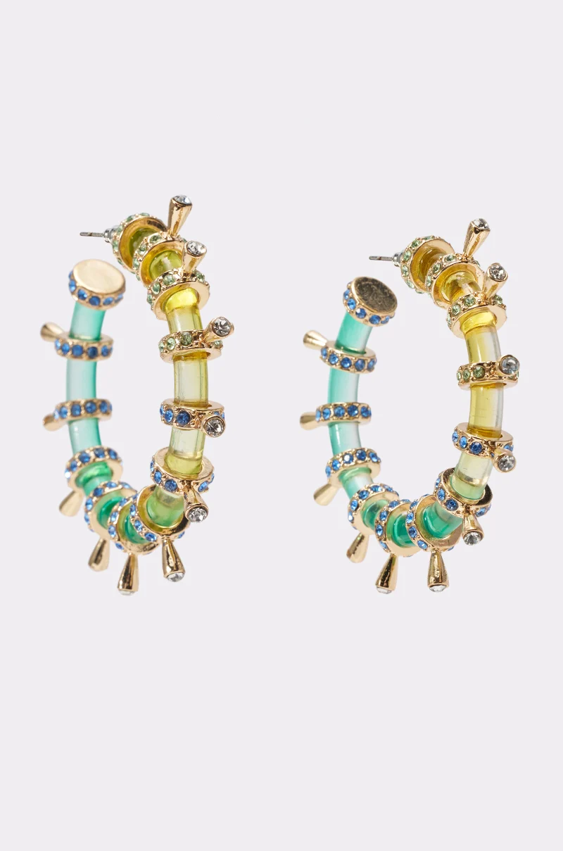 FOR THE VIBES HOOP EARRING - Akira Store