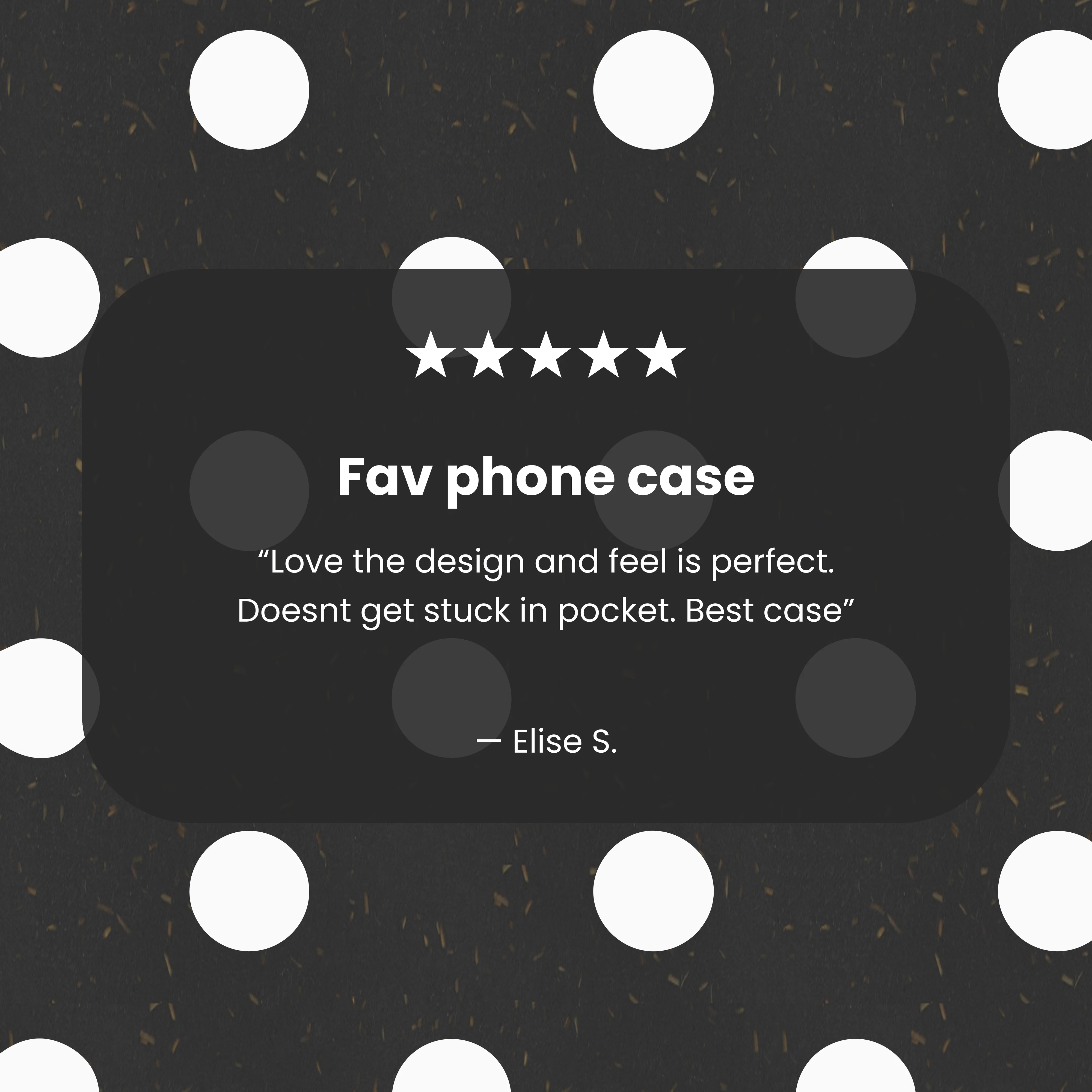 Black Polka Confetti iPhone 16 Case