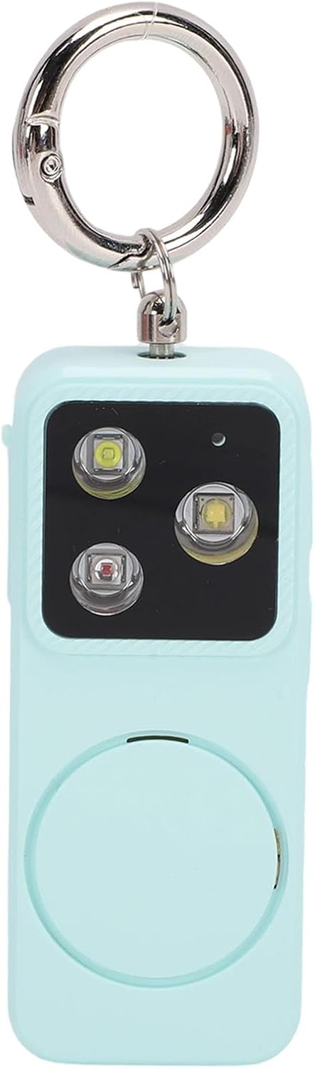 GOWENIC Personal Safety Alarm for Girls Women, 150dB Loud Alarm with LED Light, Comes with Anti Lost Keychain, Gifts for Women, Girls, Students, Night Running (Pink)