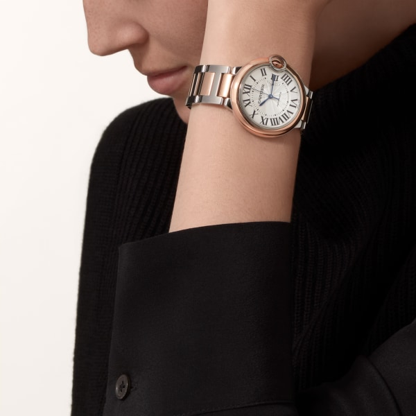 [Super Clone]BALLON BLEU Rose Gold Mix 36mm
