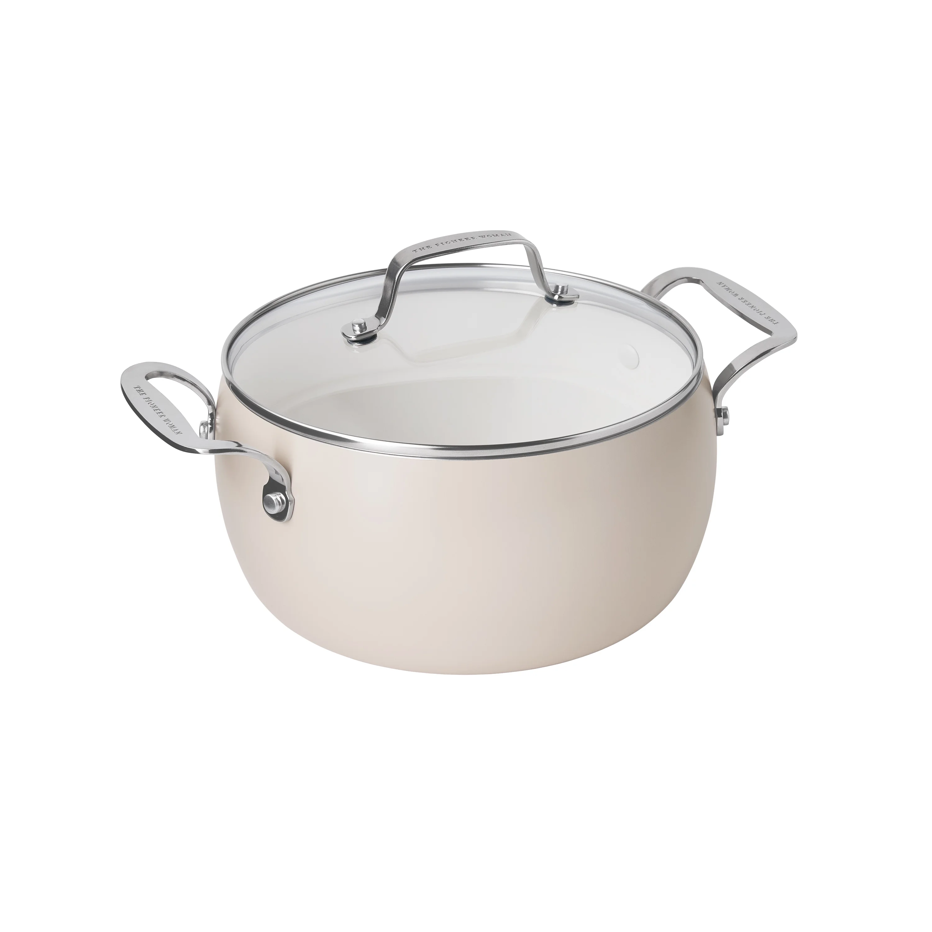 Harlow 15-Piece Cookware Set, Ceramic Non-Stick Pots and Pans Set, Taupe(Taupe) - Image 10