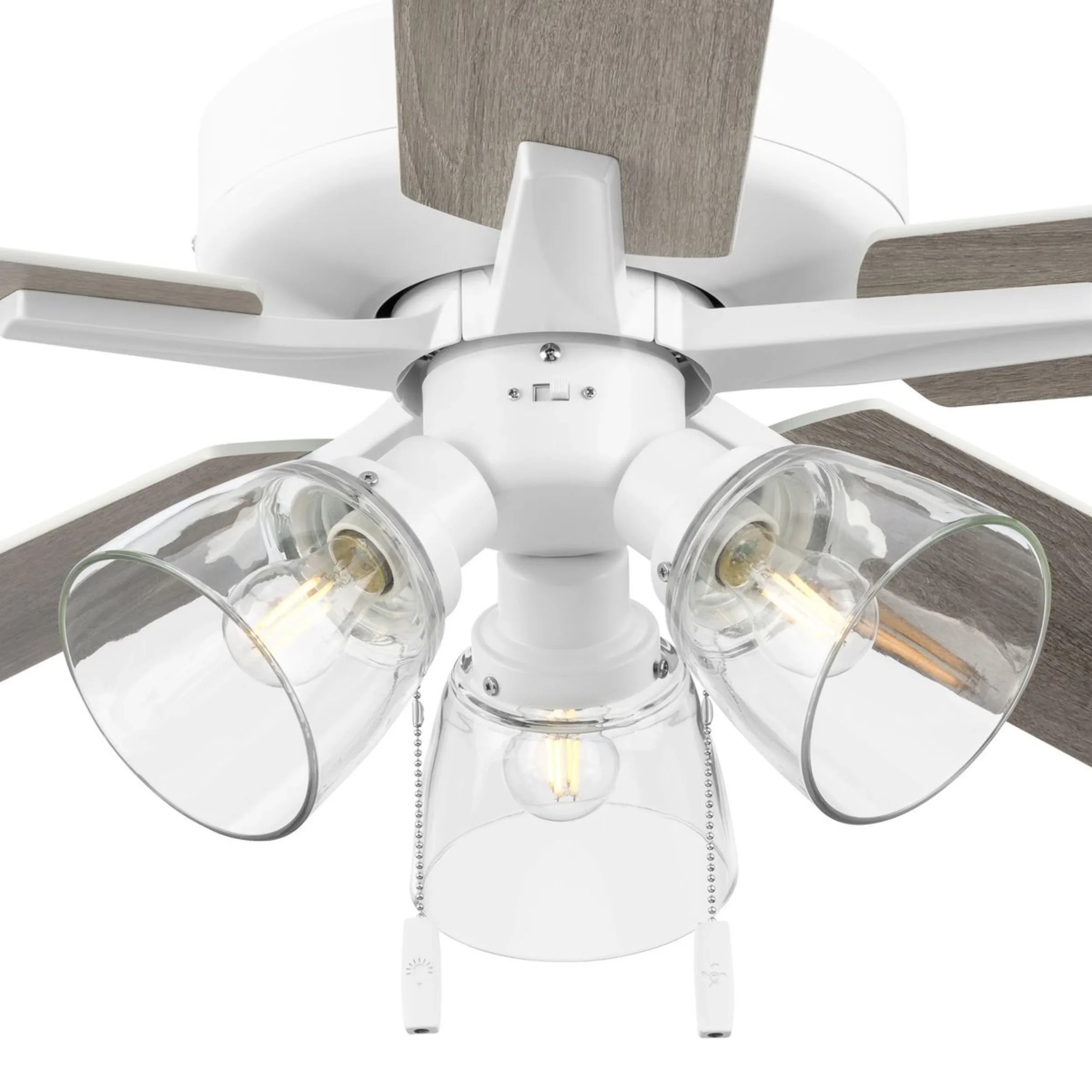 Better Homes & Gardens 52 Bronze Transitional Ceiling Fan, 5 Reversible Blades, 3 LED Bulbs Included