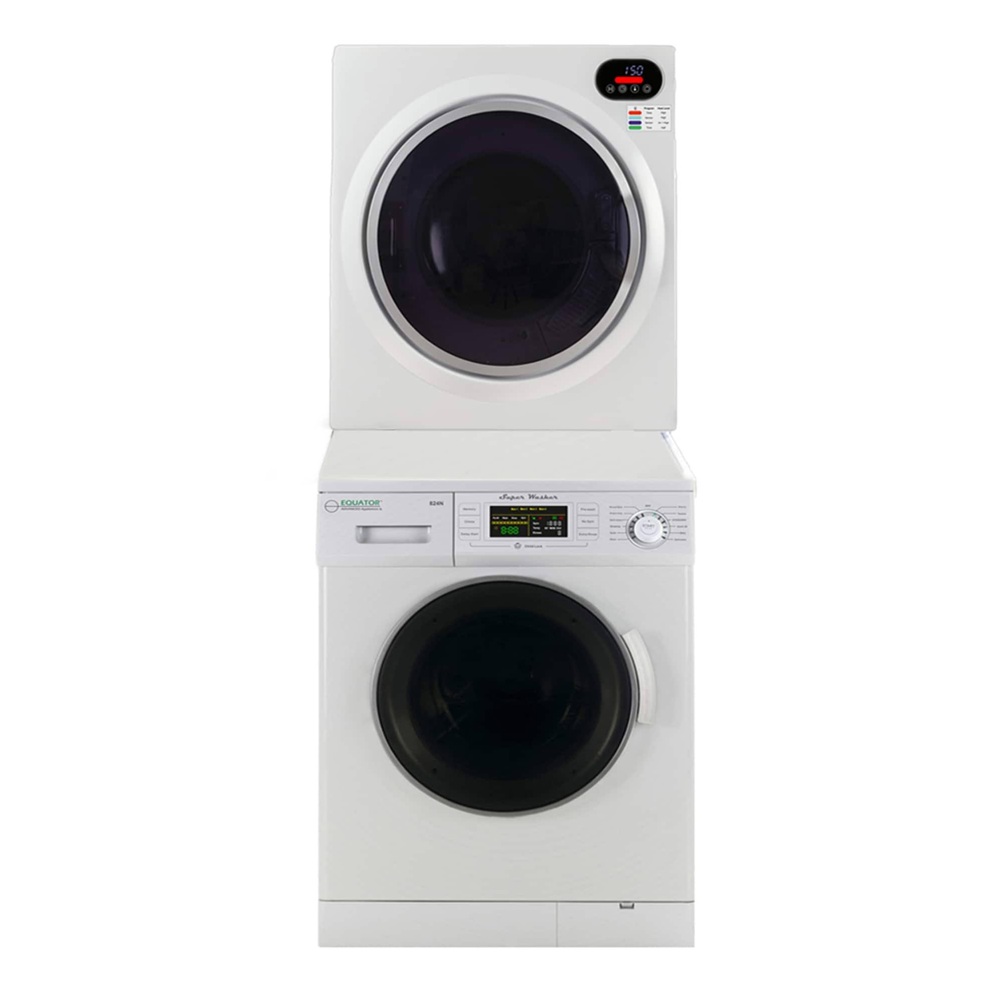 Equator Pro Ultra Compact 110V Set Washer 13lbs+Vented Digital Dryer 2.6 Cu.Ft.