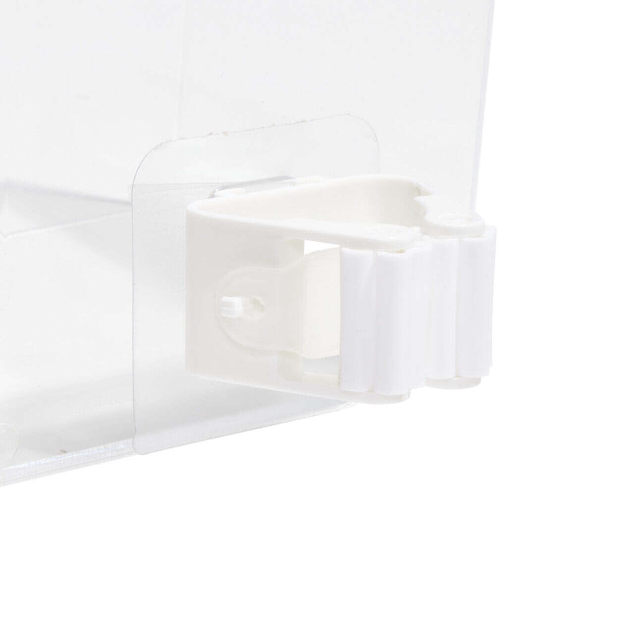 Porte balai adhésif plastique