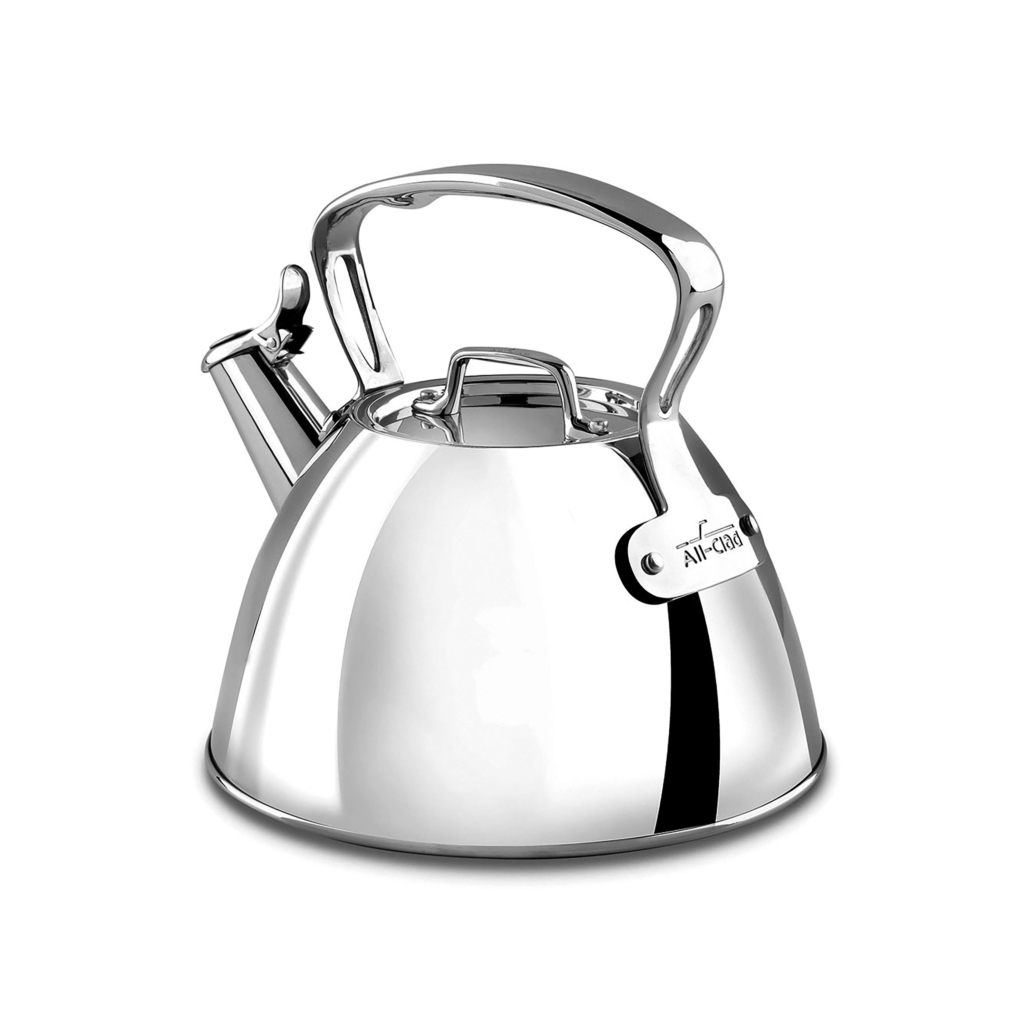 All Clad 2 Quart Stainless Steel Tea Kettle