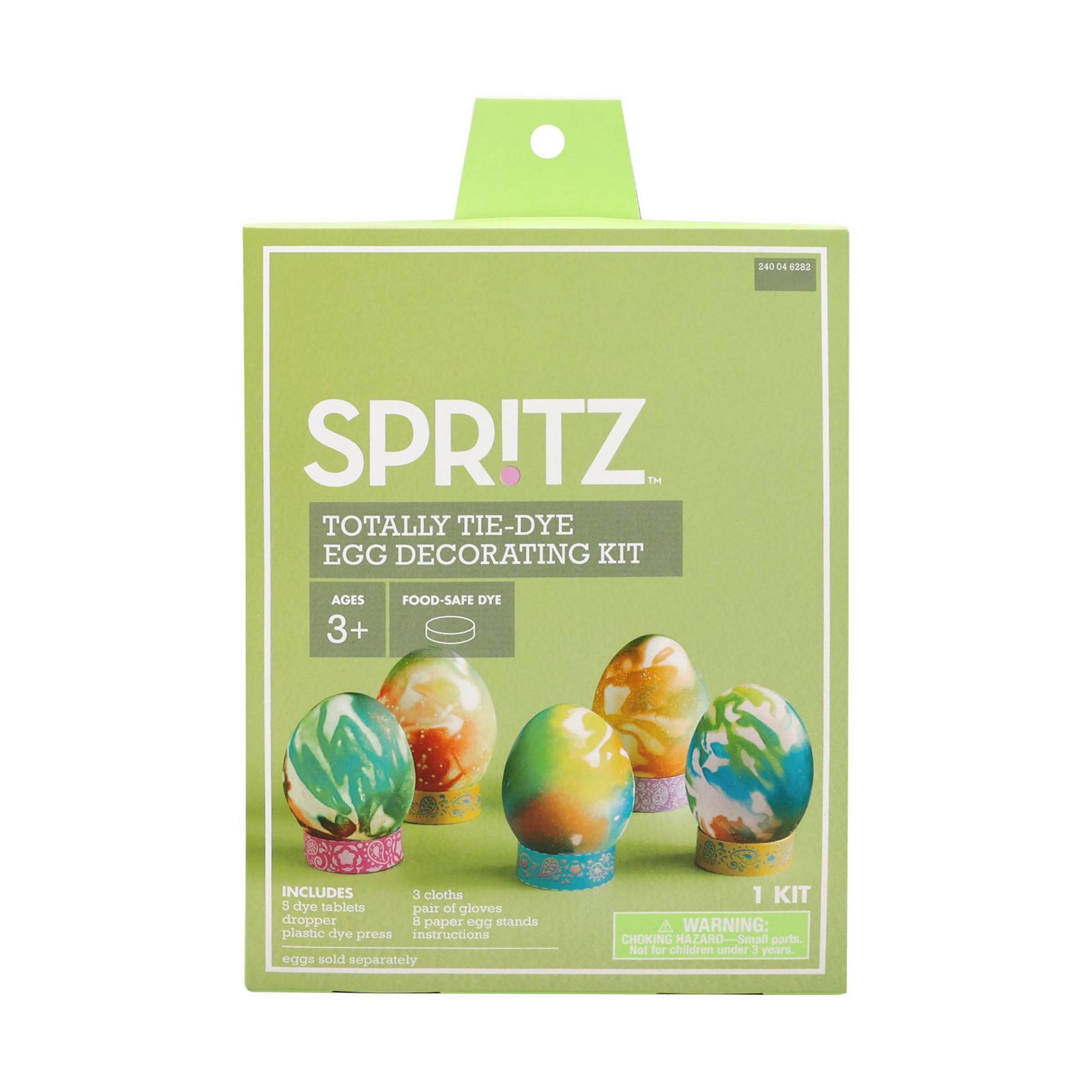 Tie Dye Egg Easter Decorating Kit - Spritz