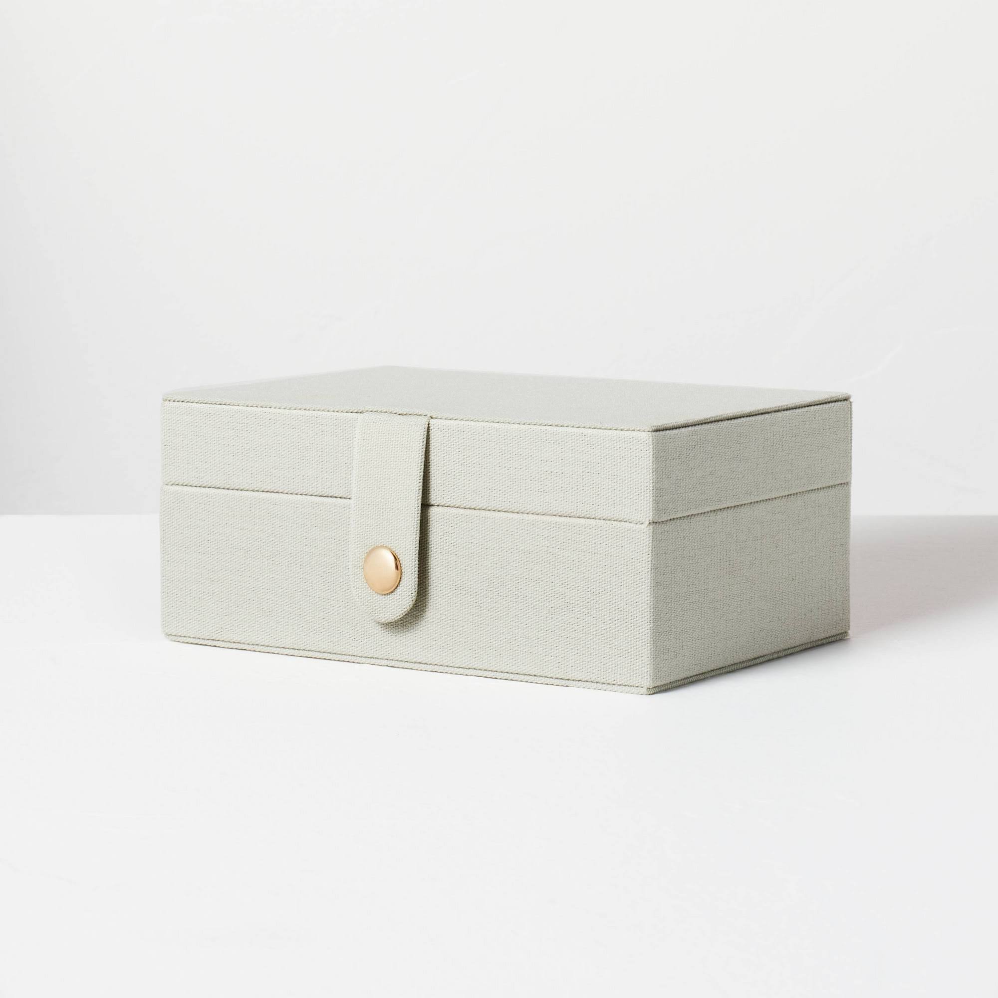 Small Fabric Storage Box Light Green - Hearth & Hand with Magnolia