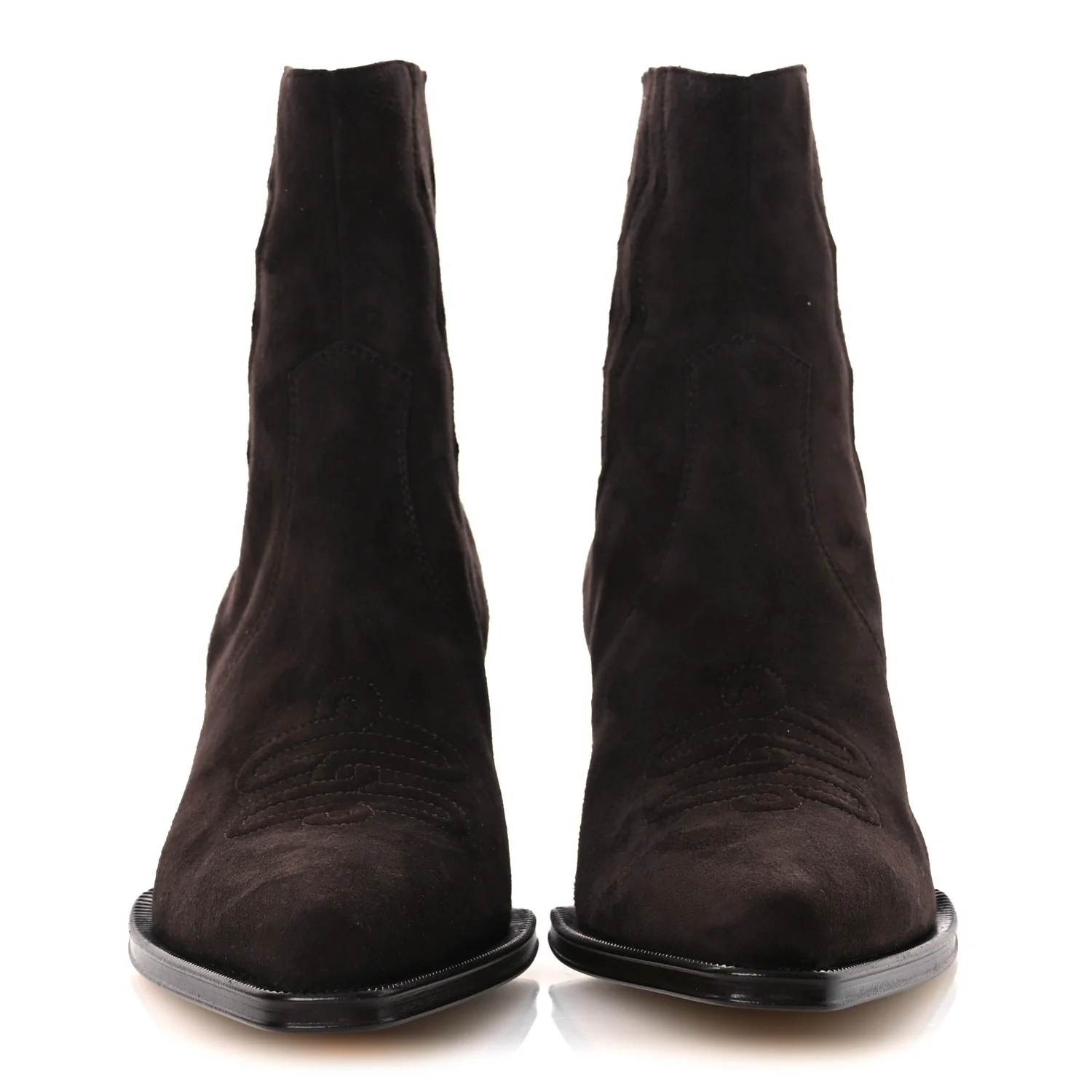 Suede Womens Vegas Ankle Boot 38.5 Marron Ebene