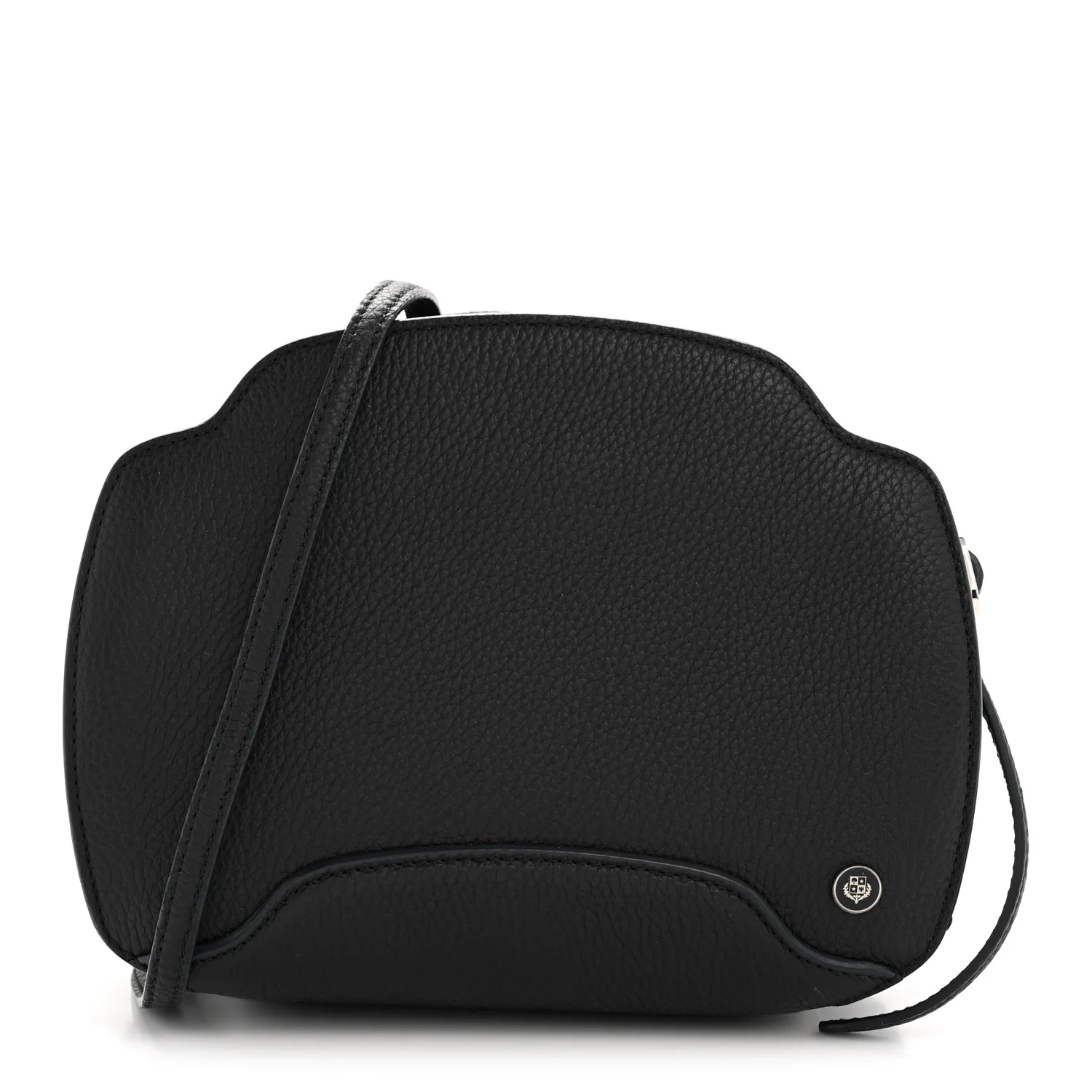 Grained Calfskin Sesia Crossbody Black