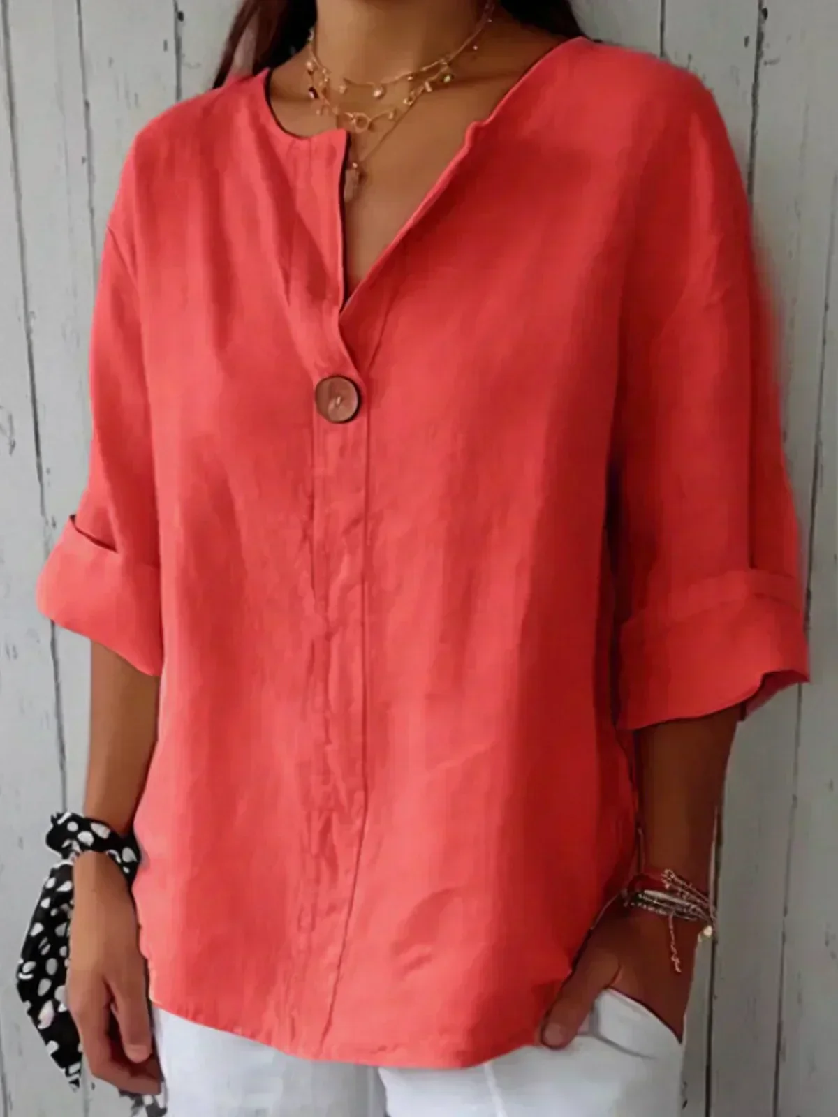 Freja - Blouse Décontractée Élégante