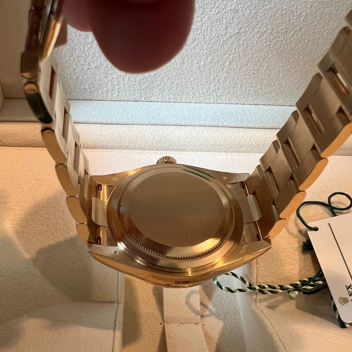 [Super Clone]RLX  Sky-Dweller 42mm Yellow Gold Champagne Dial Jubilee - 336938