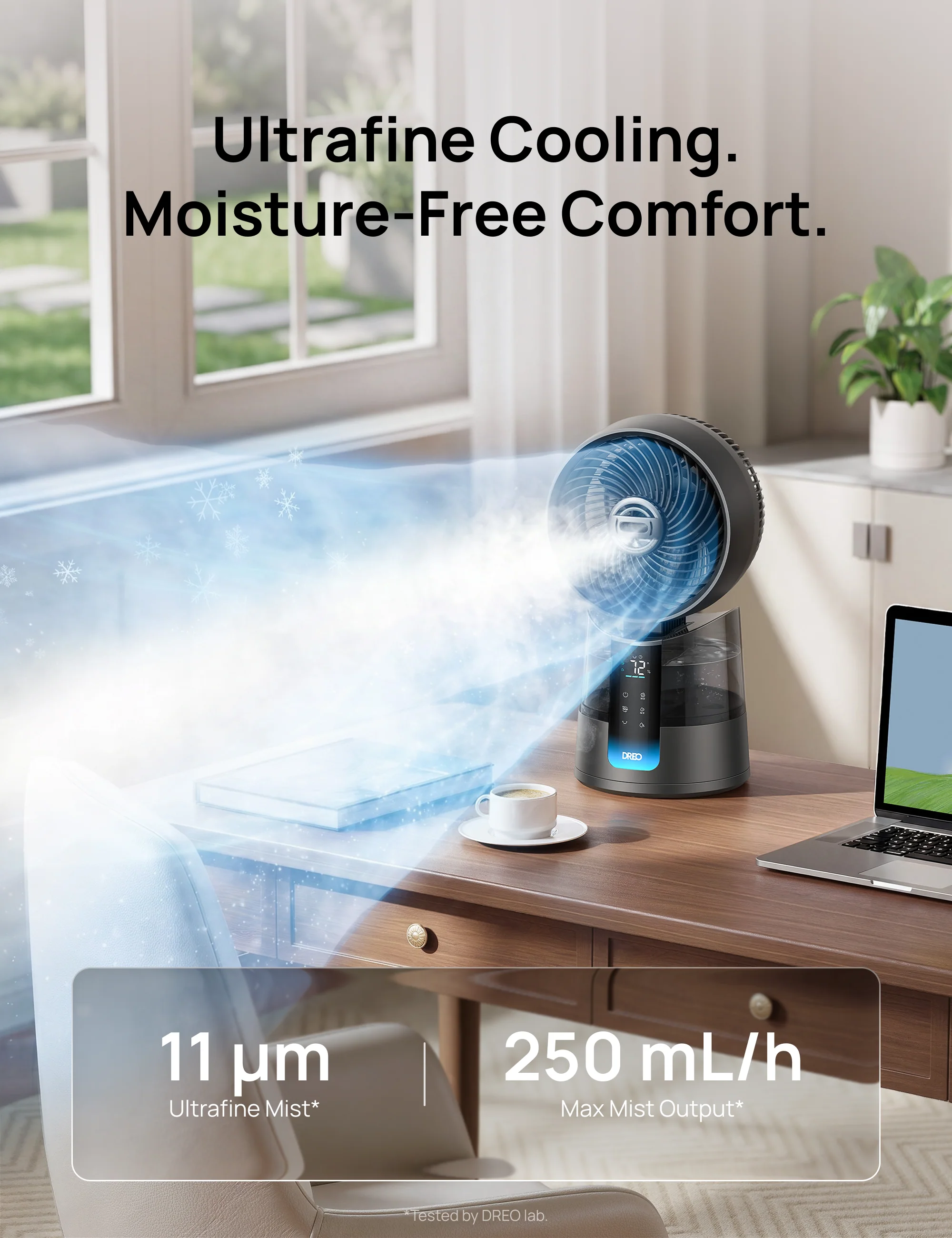TurboCool Misting Fan 516