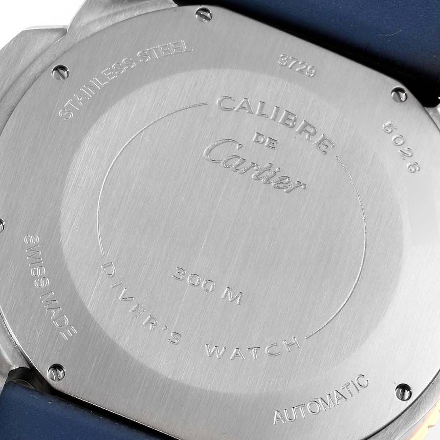 [Super Clone]CALIBRE ROSE GOLD MIX BLUE 42mm