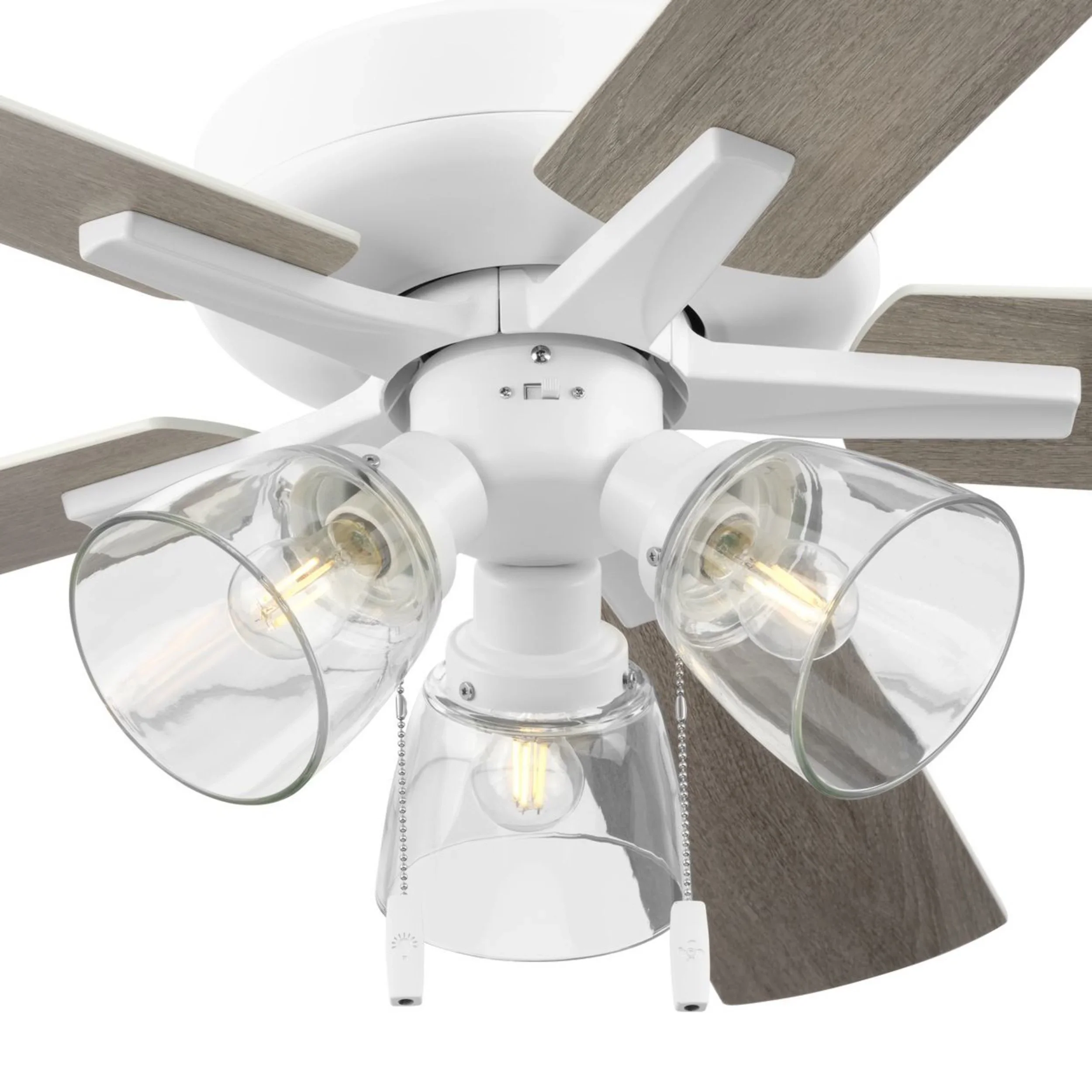 Better Homes & Gardens 52 Bronze Transitional Ceiling Fan, 5 Reversible Blades, 3 LED Bulbs Included