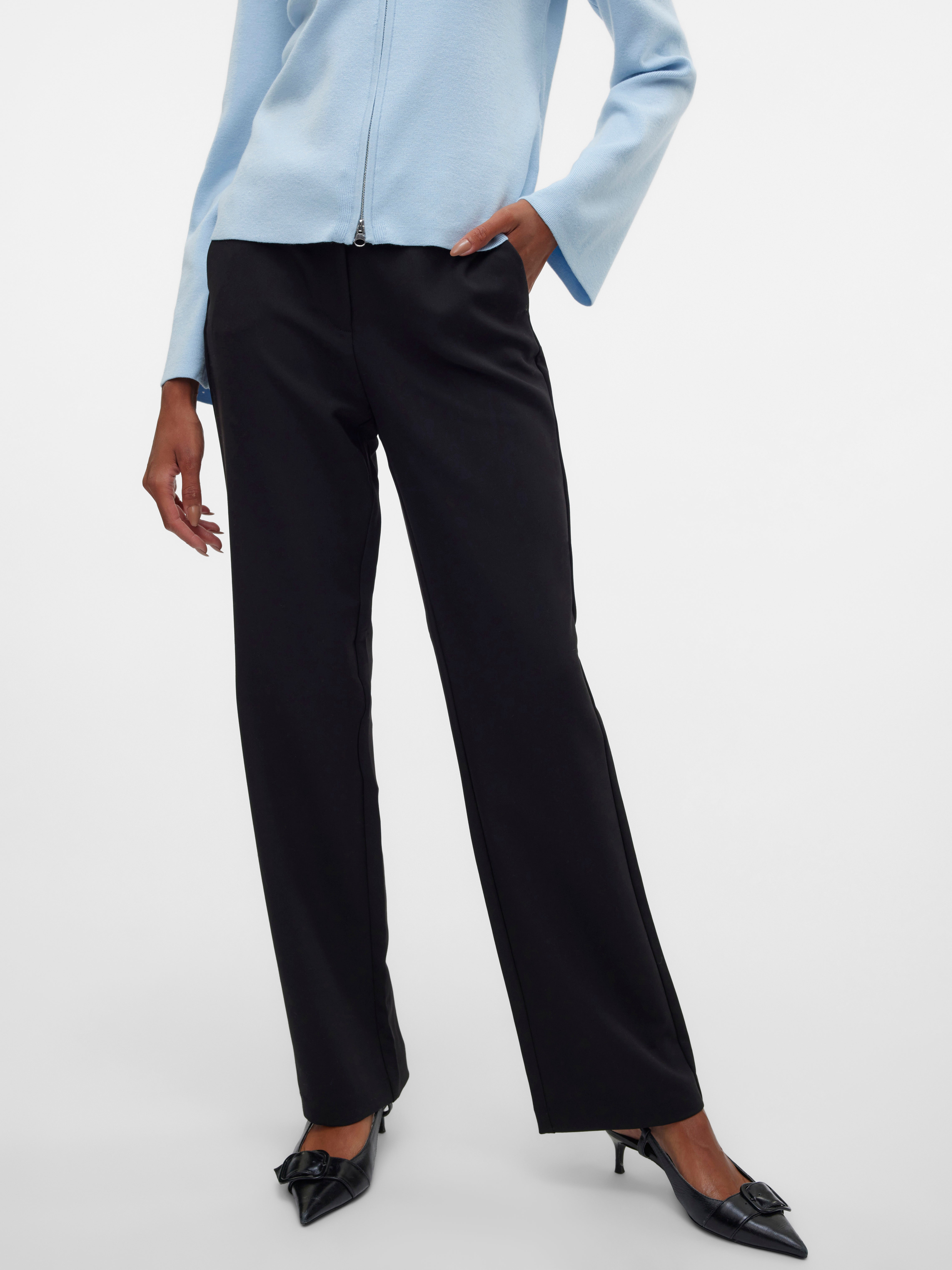 VERO MODA® VMCLAIR Mid waist Trousers