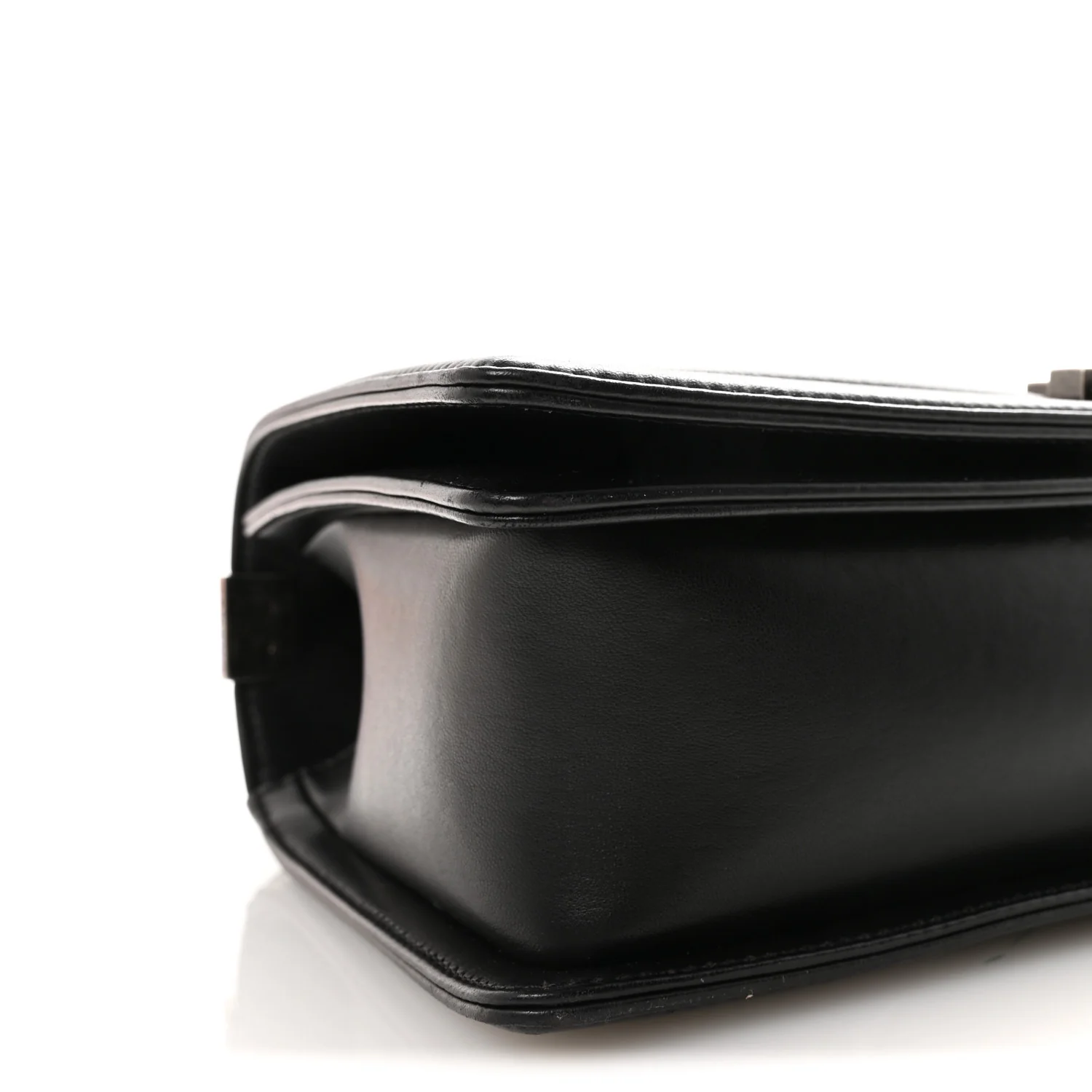 Lambskin Quilted New Medium Boy Flap Black
