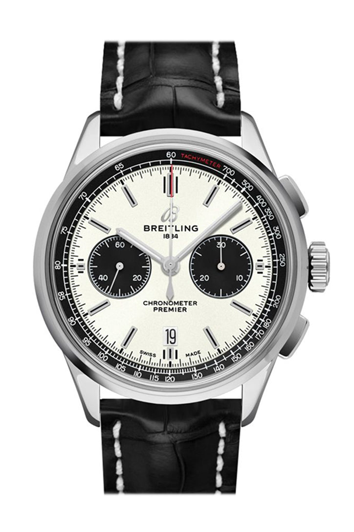 [Super Clone]【Father's Day event coming】Breitling Premier B01 Chronogragh 42mm BLACK CROC AB0118221 G1P1