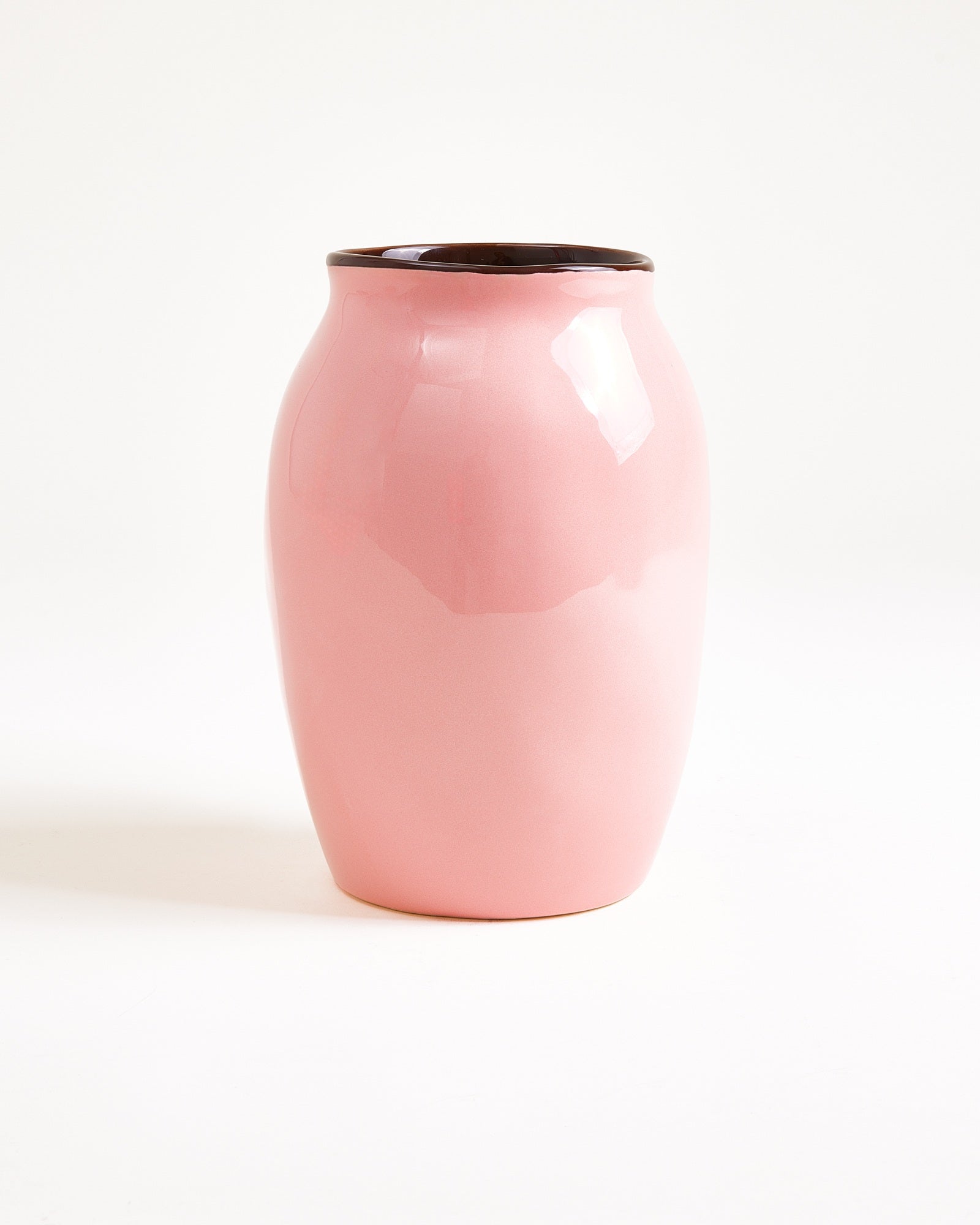 SOMBRA VASE M PINK BROWN