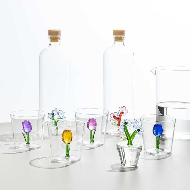 Botanica vannglass 35 cl tulipan gul