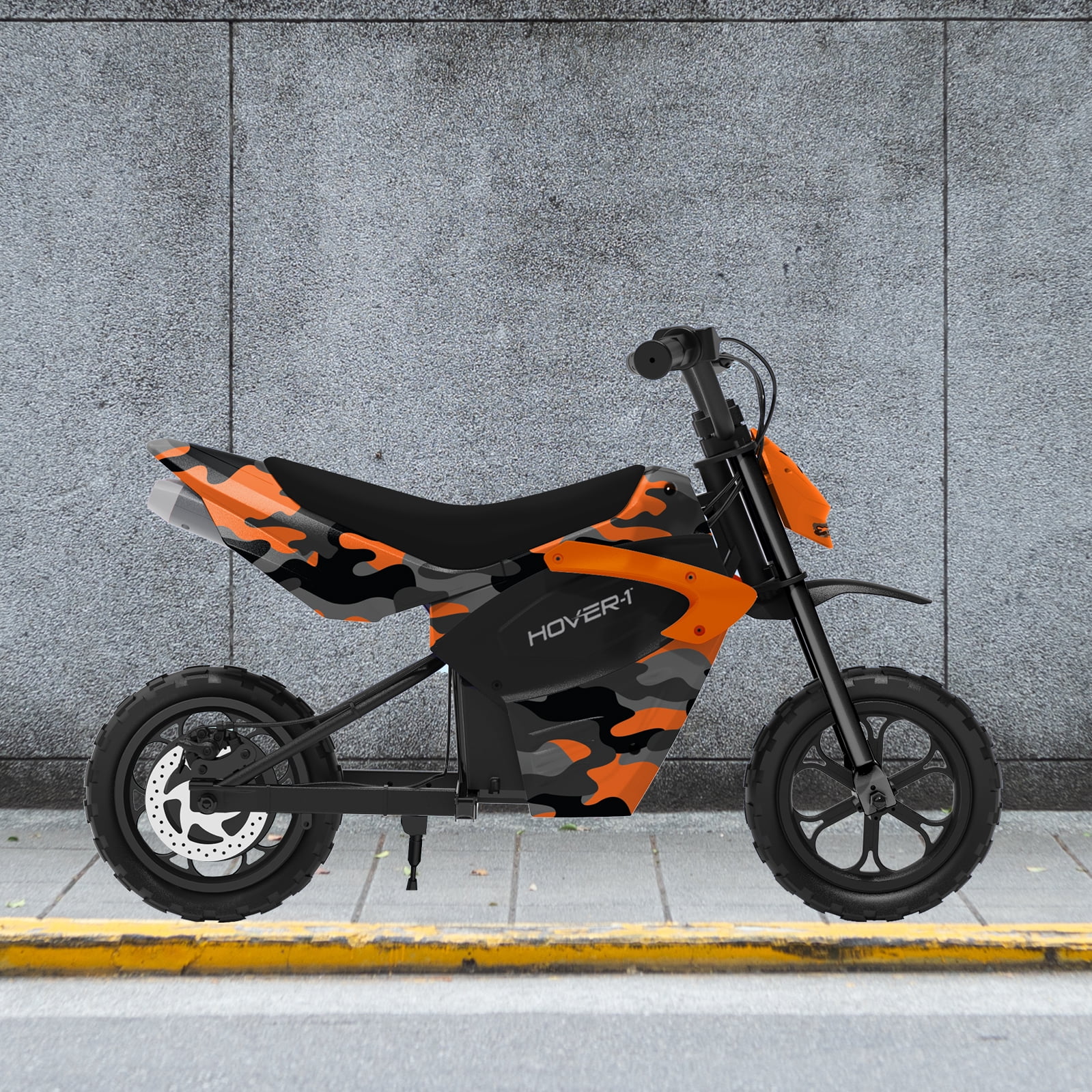 My First Dirt Bike for Kids 300W Motor, 9MPH Max Speed, 9 Mile Range, 12�� Off-Road Tires, 120LB Max Weight, Twist Grip Throttle Rear Disc Brake Electric Dirt Bike for Kids Ages 5+ Years(Camo) - Image 8