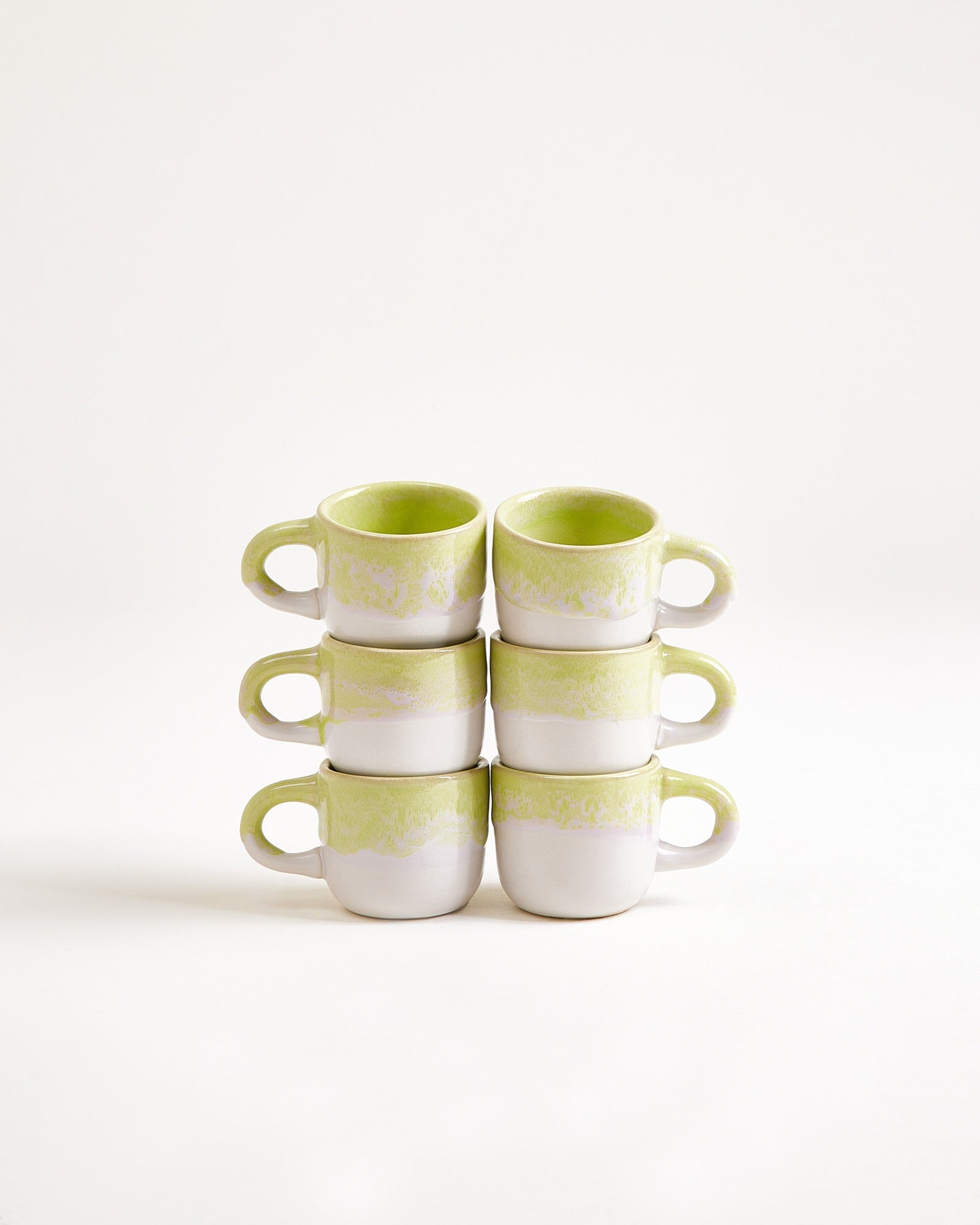 COIMBRA - ESPRESSO MUG LIME SET OF 6