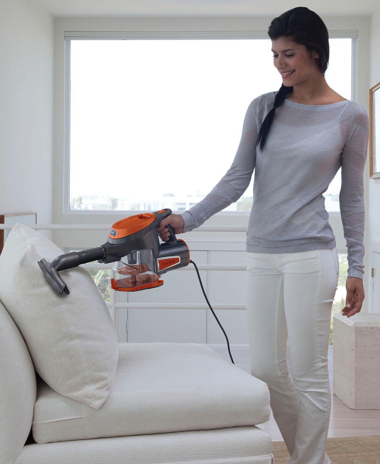 Rocket Ultra-Light Corded Bagless Vacuum for Carpet and Hard Floor Cleaning with Swivel Steering - Image 4