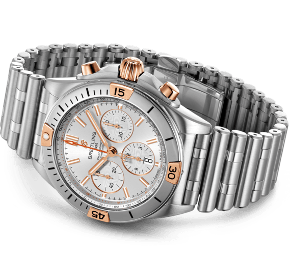 [Super Clone]Breitling Watch Chronomat B01 42 Silver Bracelet
