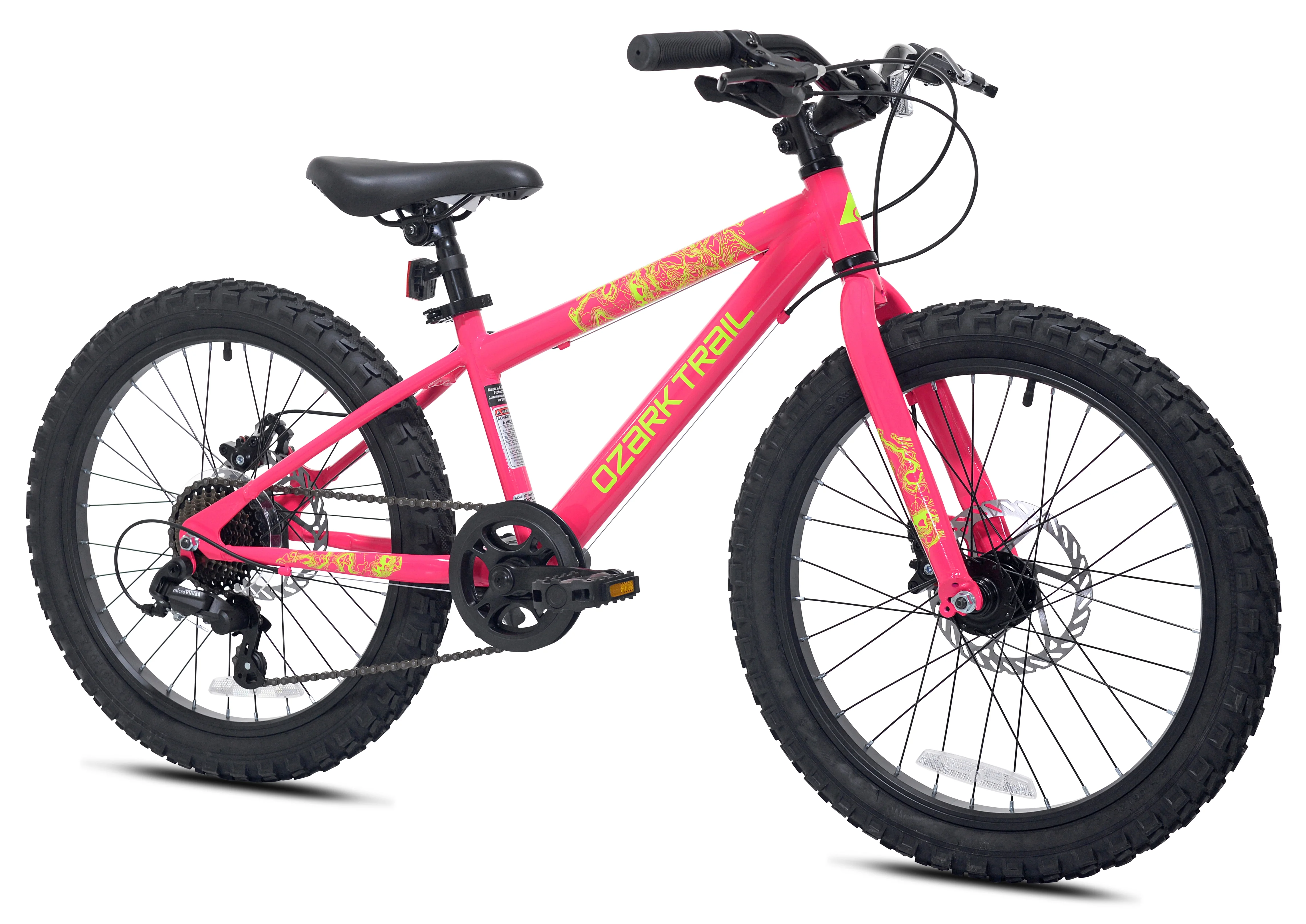 20" Vibe Mountain Bike, 7 Speed, Fits Rider 3'11"-4'4", Pink, Child/Tween/Teen, Unisex - Image 2