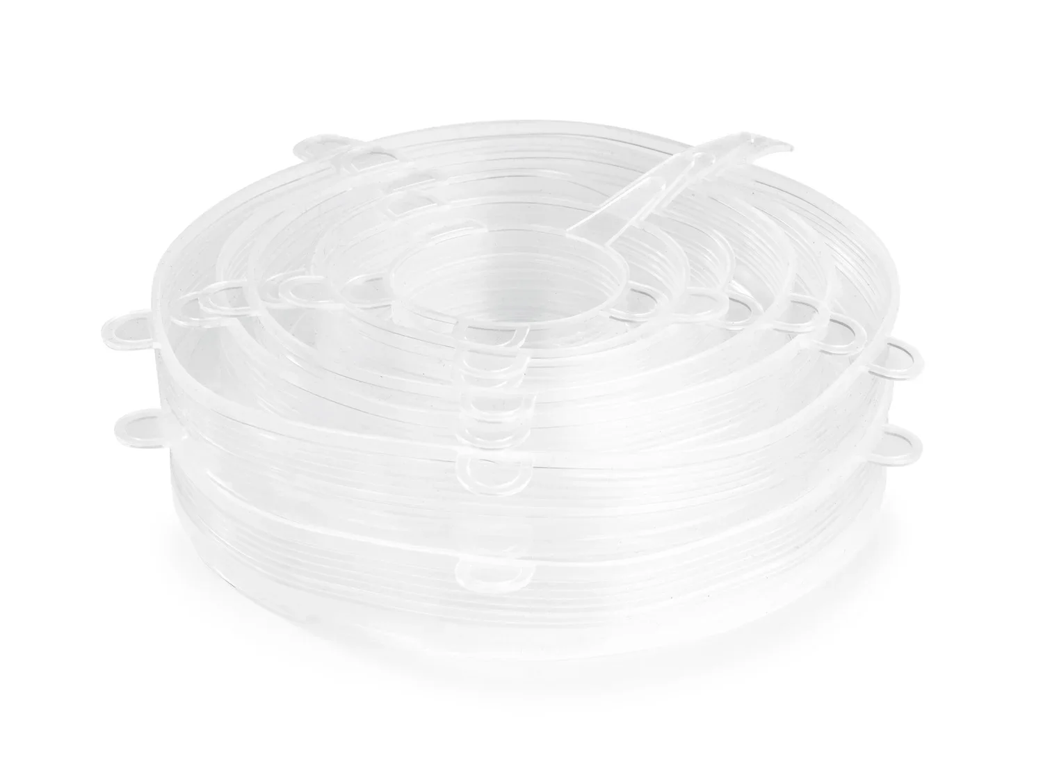 GOURMETmaxx Set de couvercles souples en silicone, 12 pices