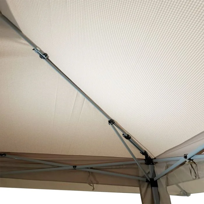 Garden Winds Custom Fit Replacement Canopy Top Cover Compatible with The Crown Shades 13' X 13' Pop Up Gazebo - Upgraded RipLock 350 Fabric - Netting Set and Frame Not Included - Slate Gray