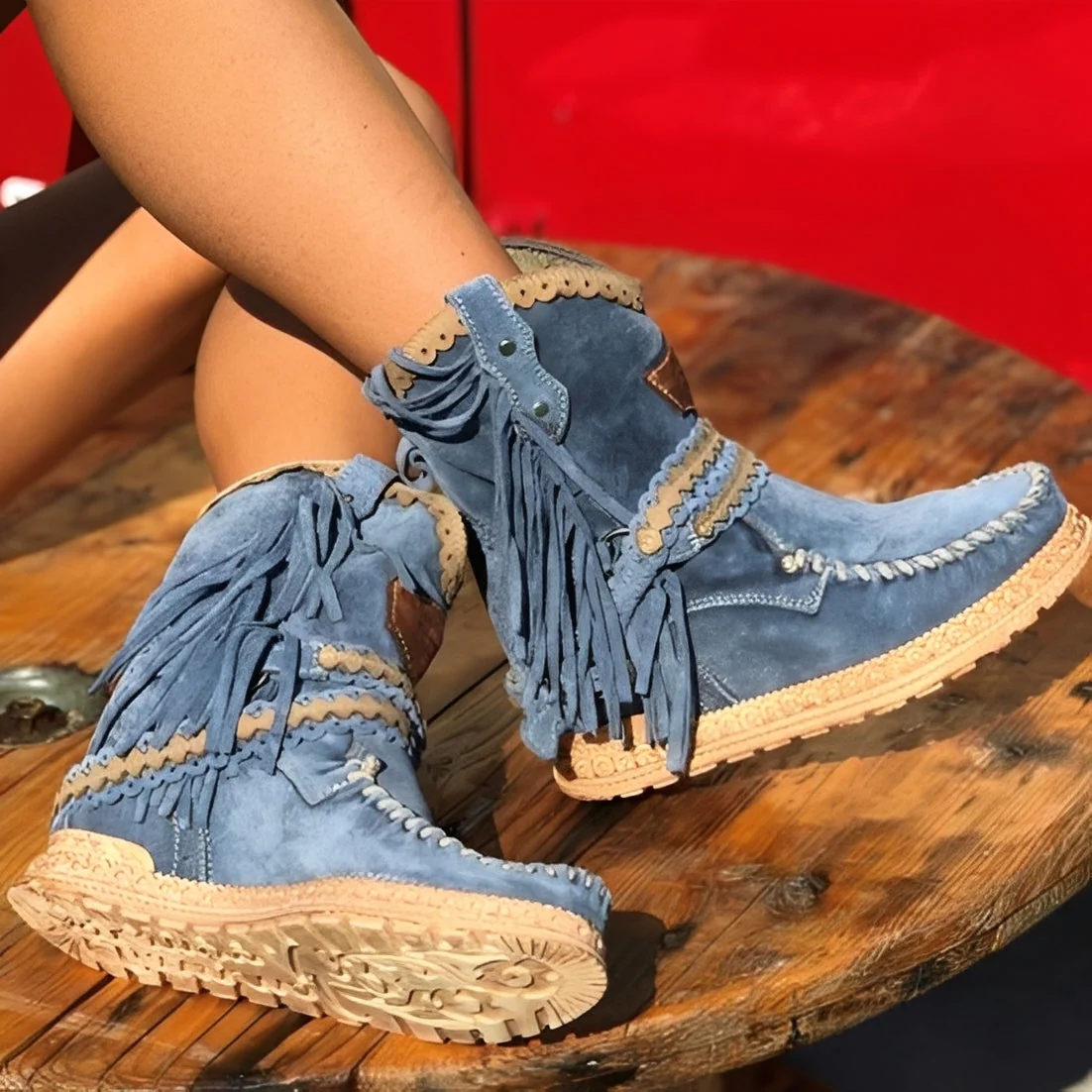 Brianna - Bottines Bohèmes Élégantes