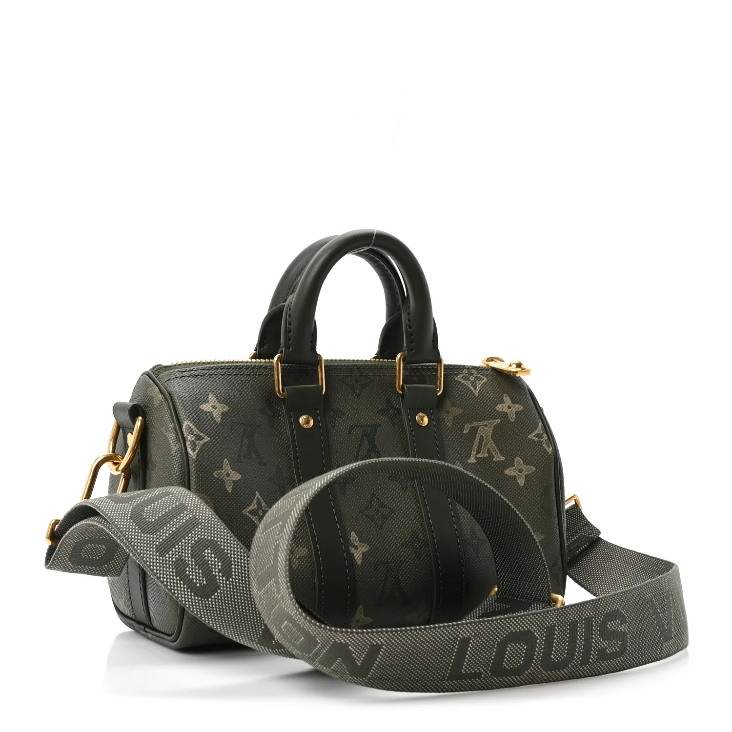 Monogram Surplus Keepall Bandouliere 25 Khaki
