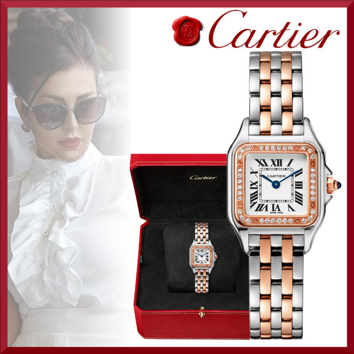 即納★ギフトに♪【Cartier】パンテール ドゥ ウォッチ