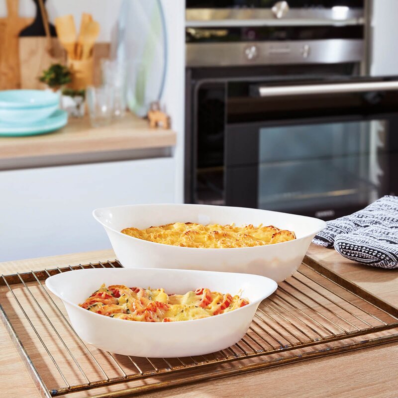 Smart Cuisine Carine ovnsform 25x16 cm hvit