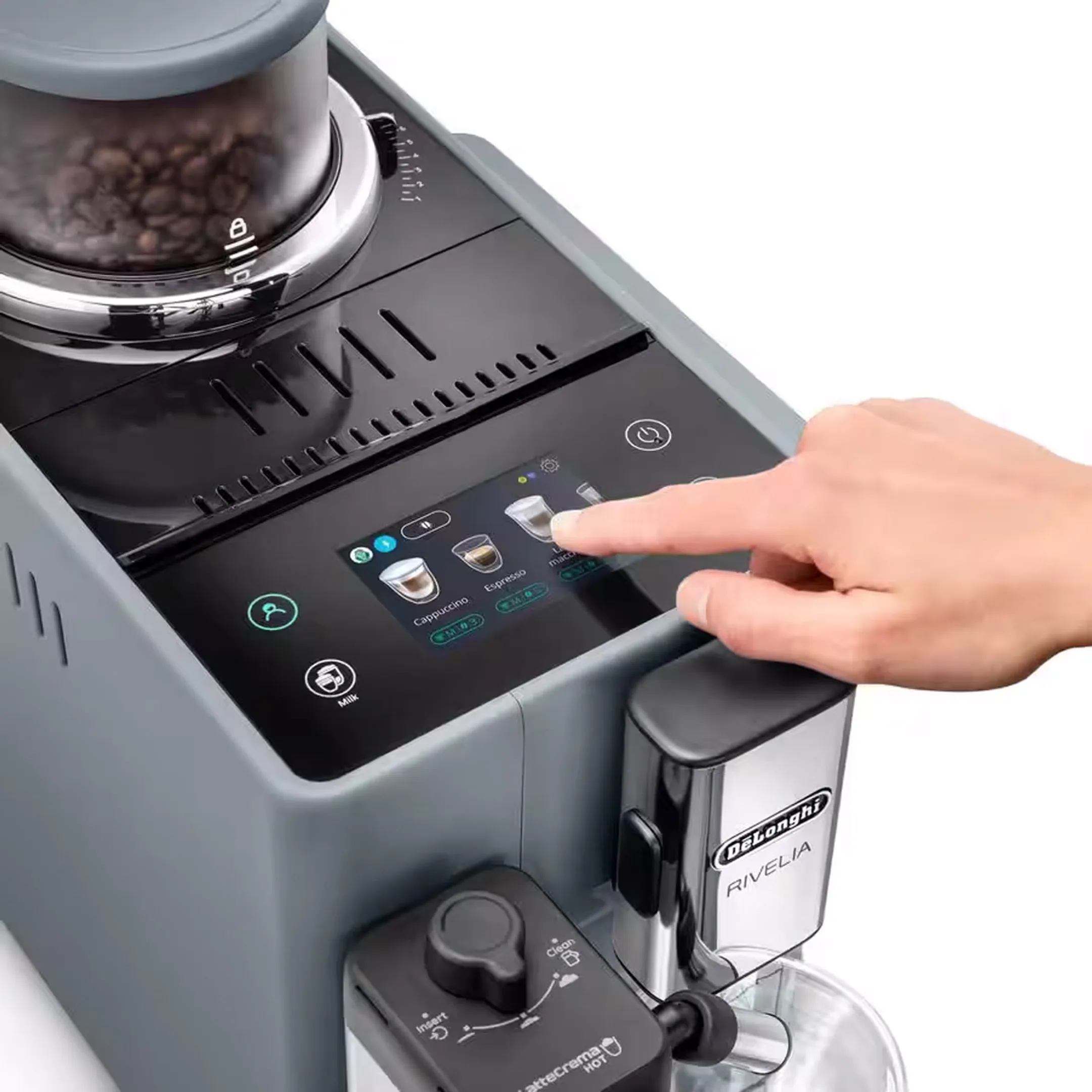 De'Longhi Volautomatische Espressomachine Rivelia EXAM440.55.G