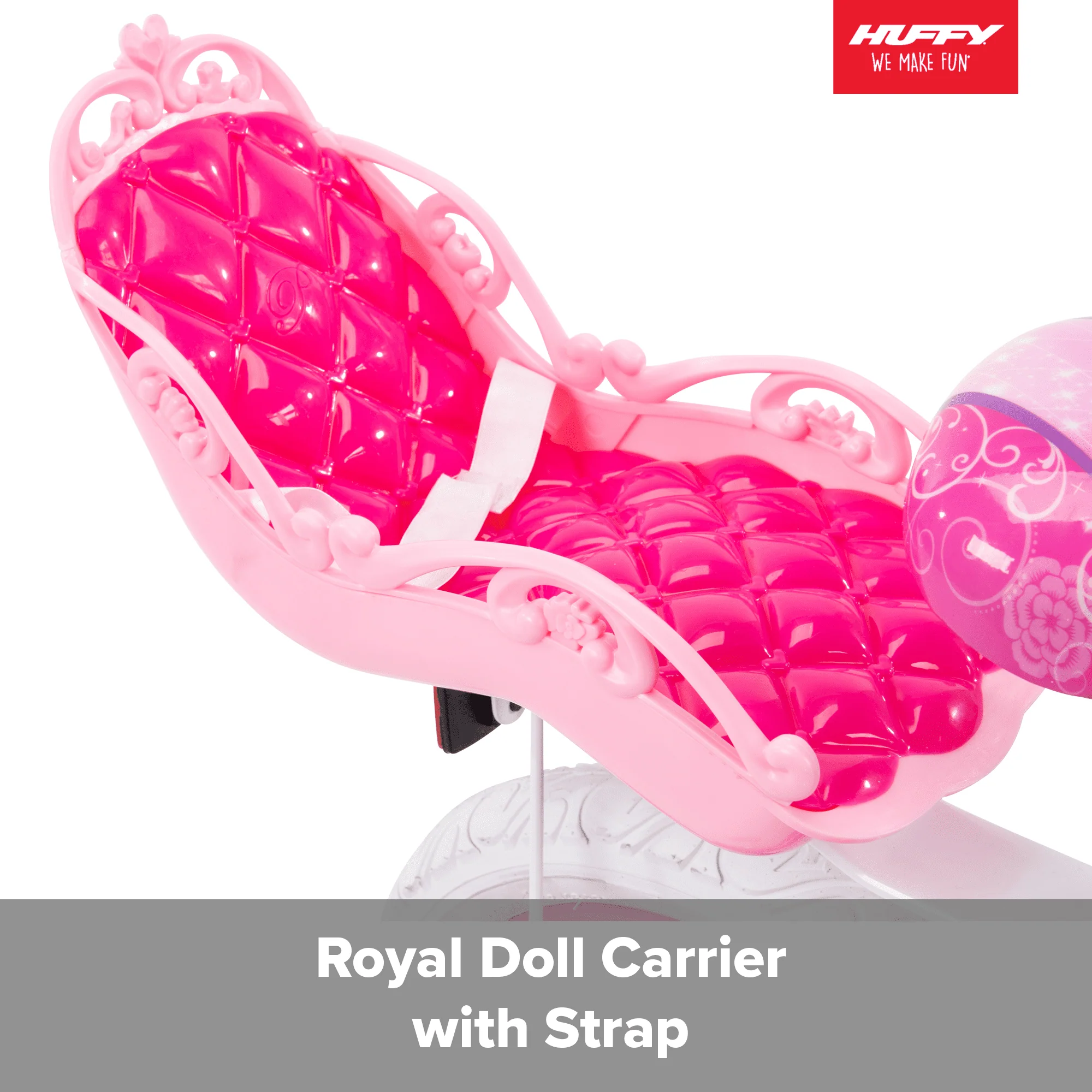 Princess Girls' 12" Bike with Doll Carrier by Huffy Image 3