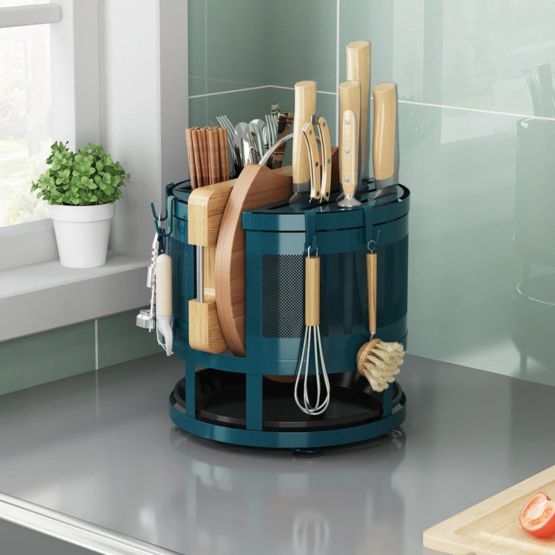 360 Rotating Kitchen Organizer Shelf Box