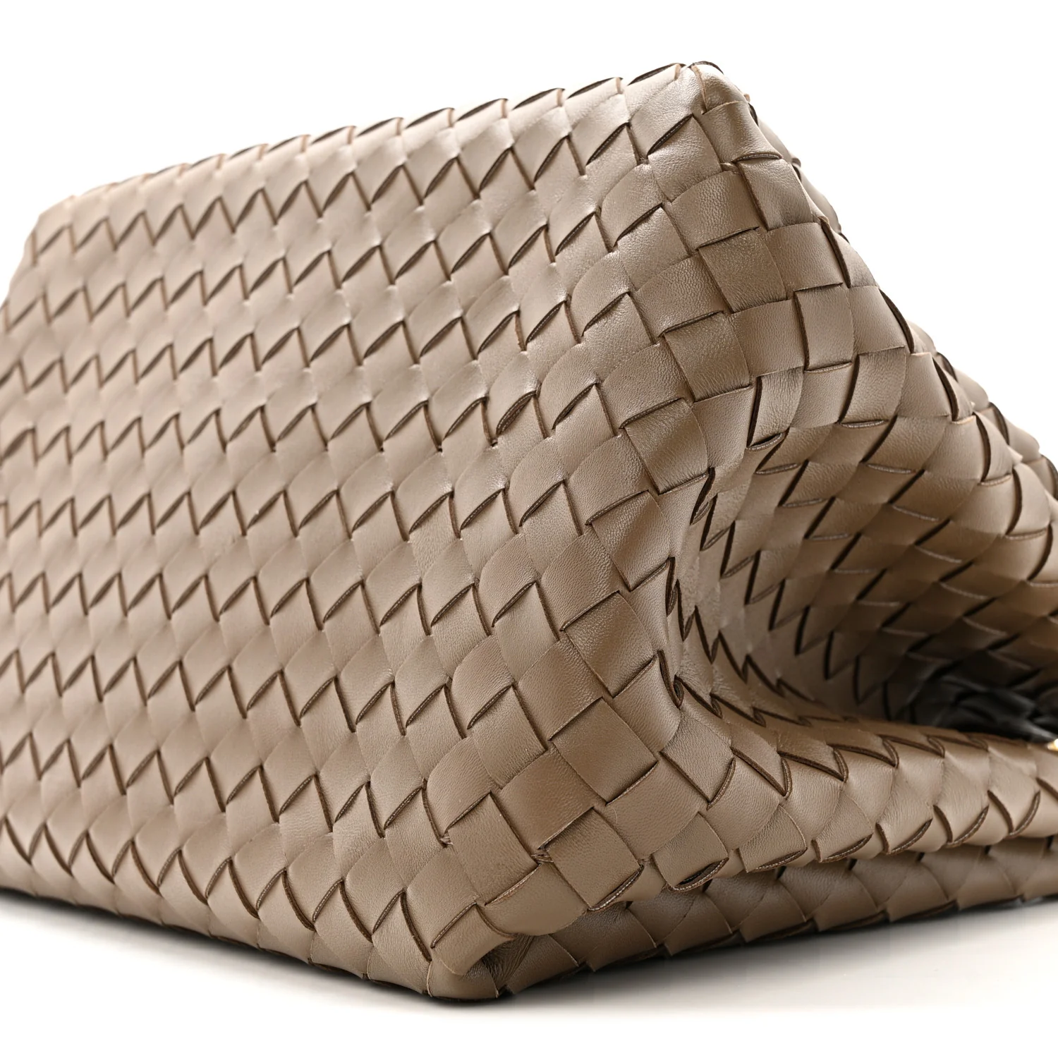 Nappa Intrecciato Large Andiamo Parachute Shoulder Bag Pinecone