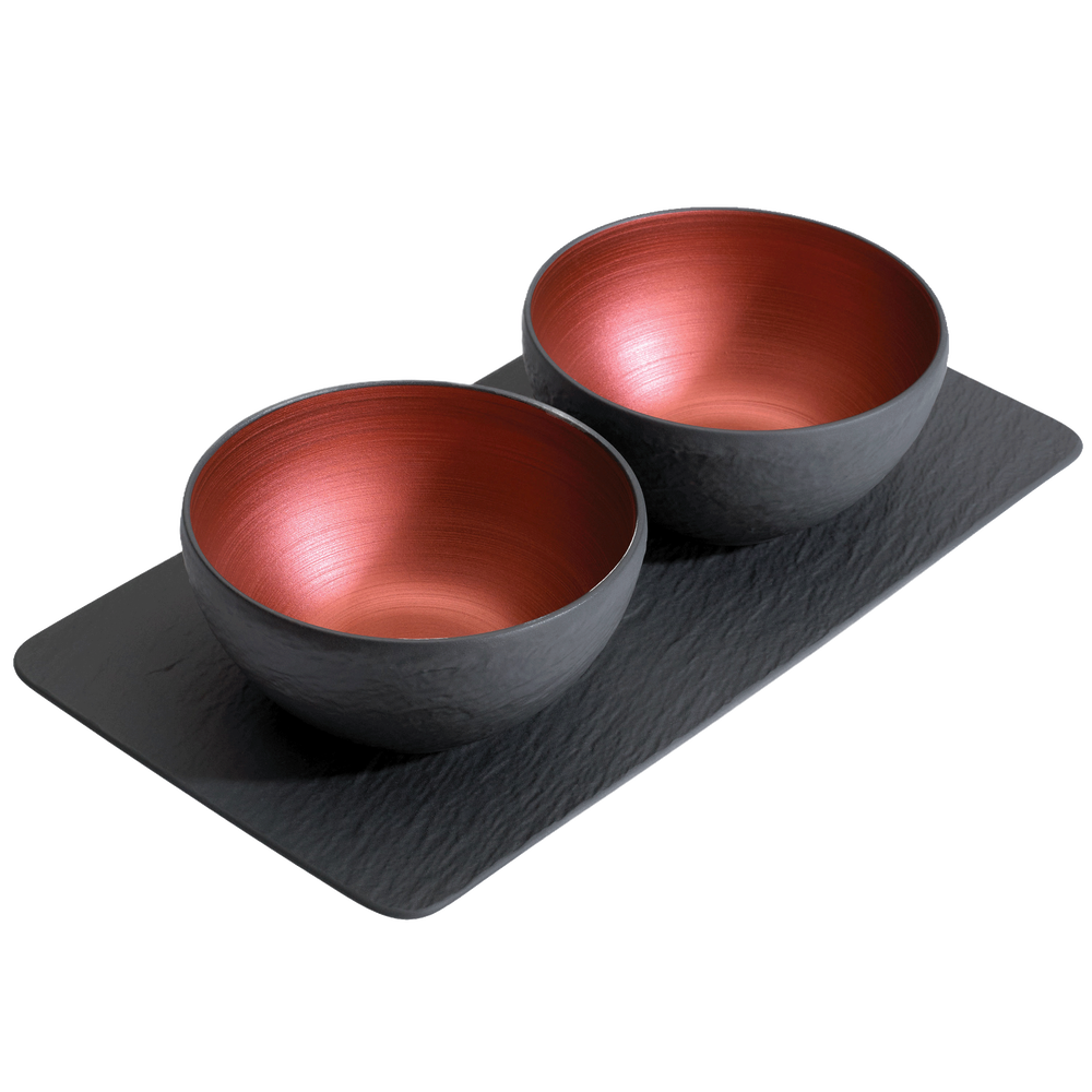 Manufacture Dinnerware set - Black, Premium Porcelain