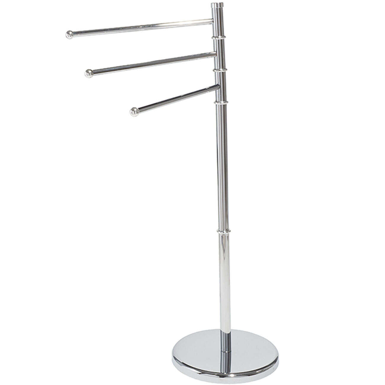 Porte serviettes en métal gris