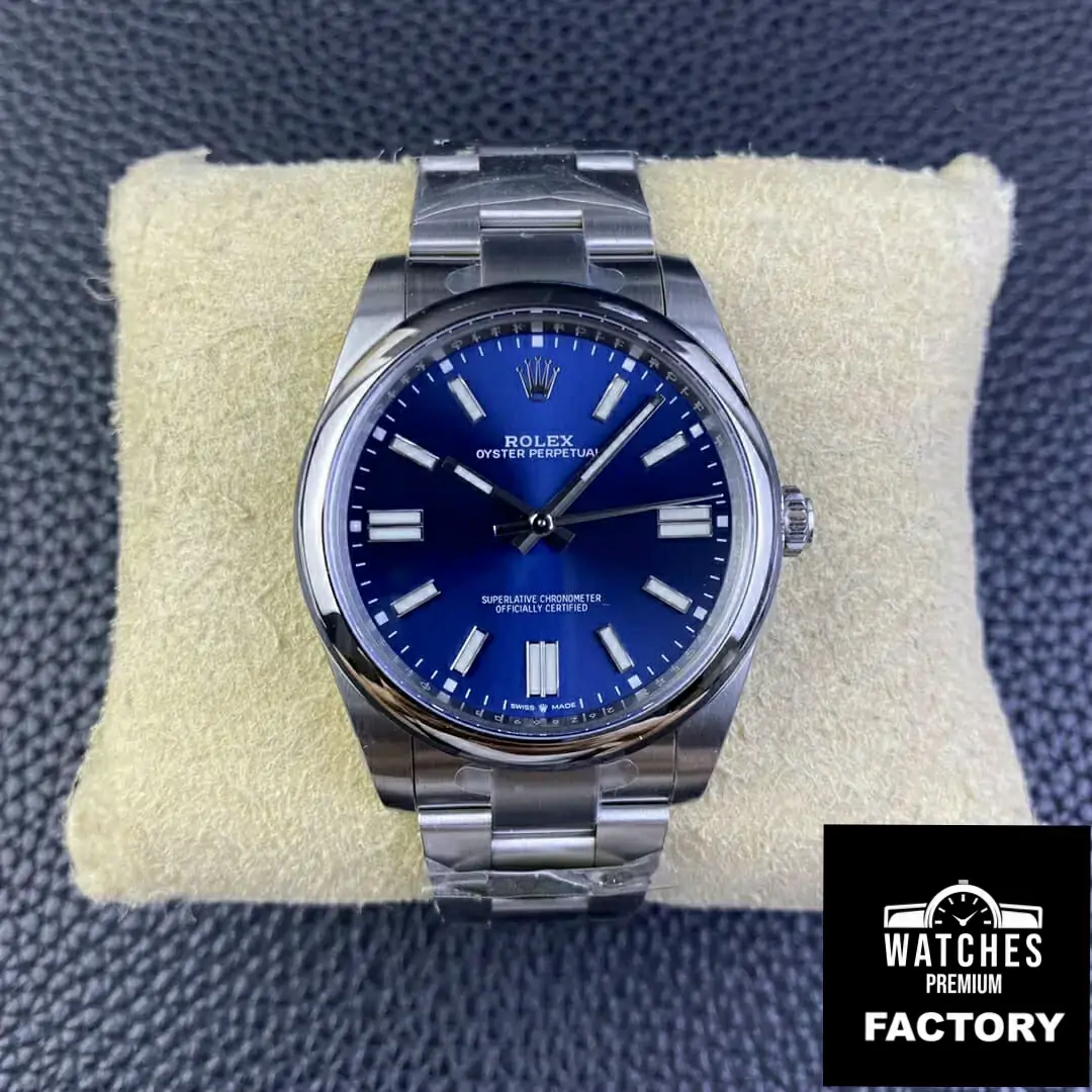 Rolex Oyster Perpetual M124300-0003 41MM Clean Factory Stainless Steel Blue Dial