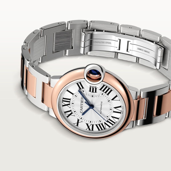 [Super Clone]BALLON BLEU Rose Gold Mix 36mm