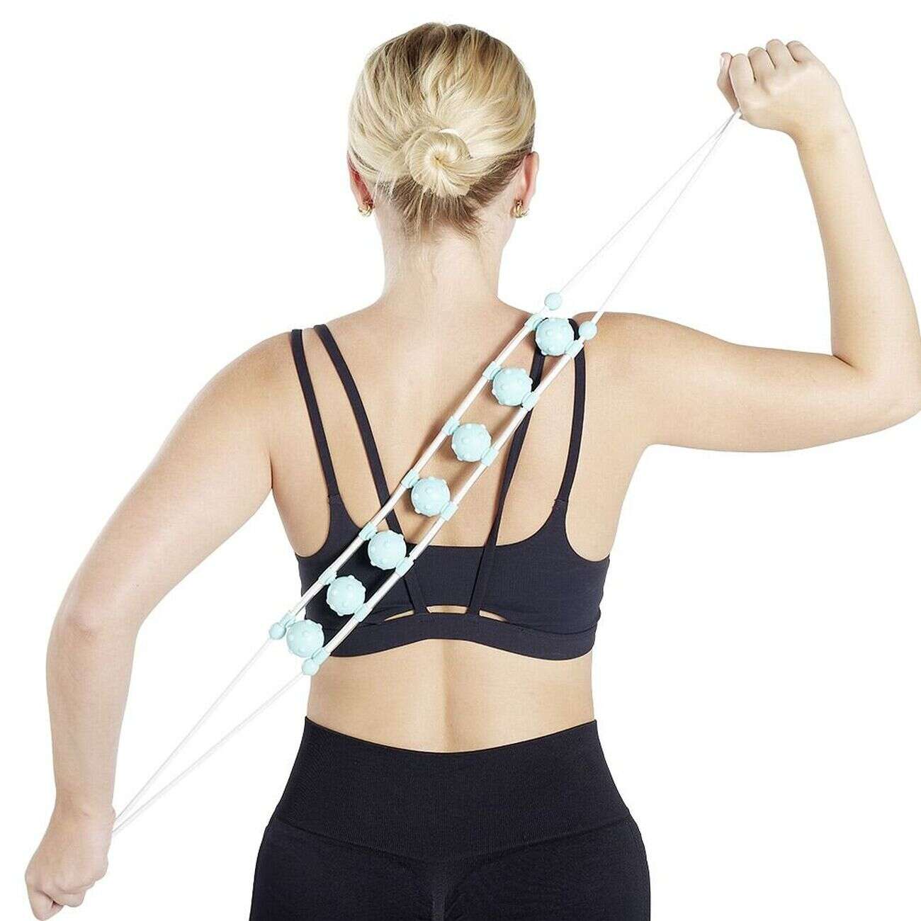 Corde de massage récupération sportive plastique bleu
