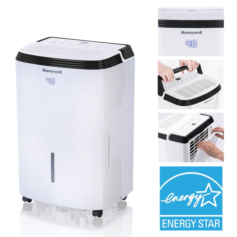 Honeywell 50 Pint Energy Star Dehumidifier with Pump for Basements & Large Rooms up to 4000 Sq. Ft